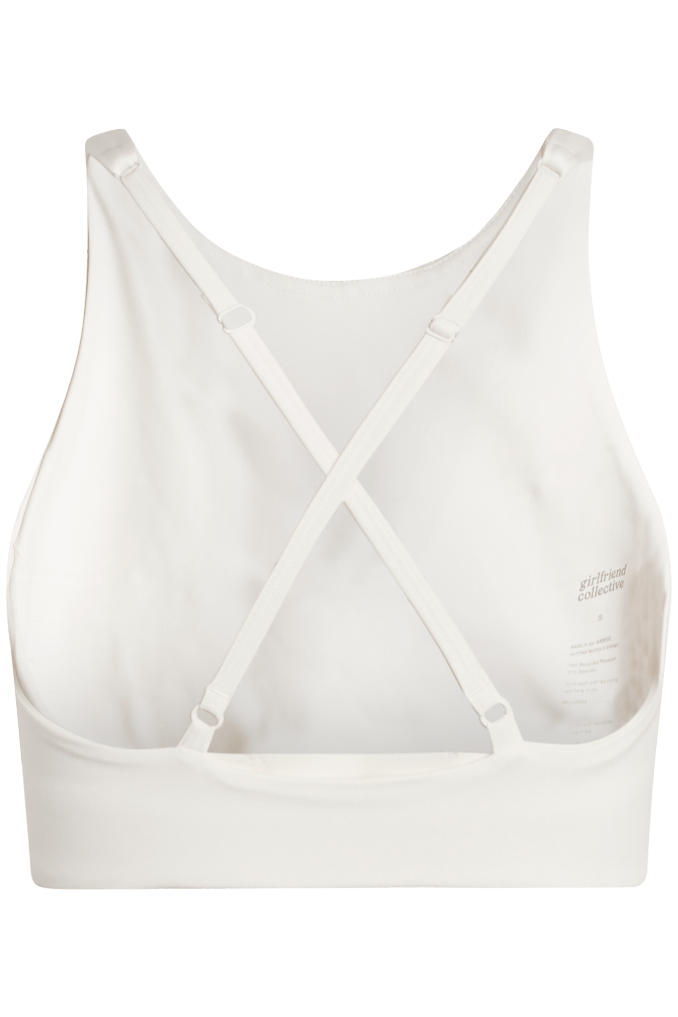 Topanga Bra, Cross-Back, Ivory