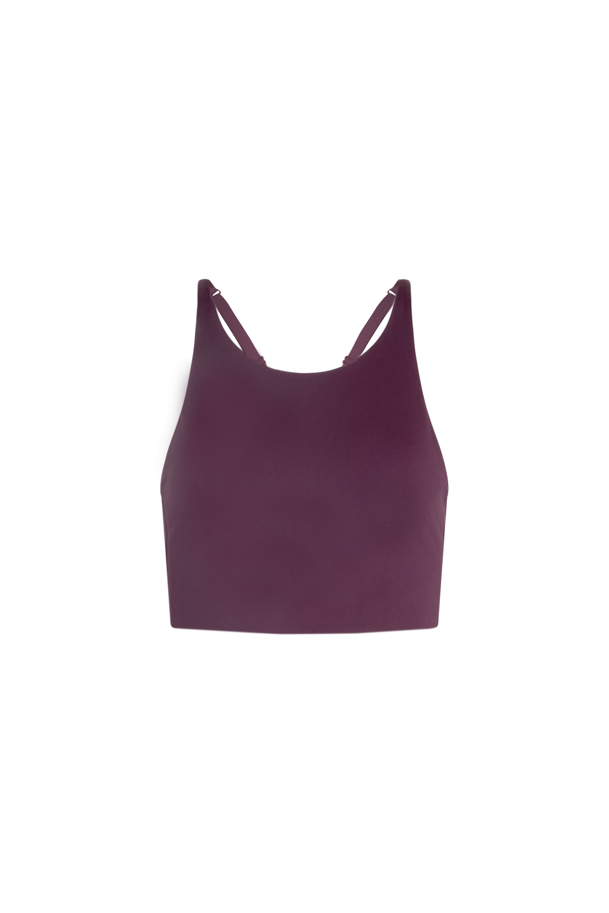 Topanga Bra, Cross-Back, Plum