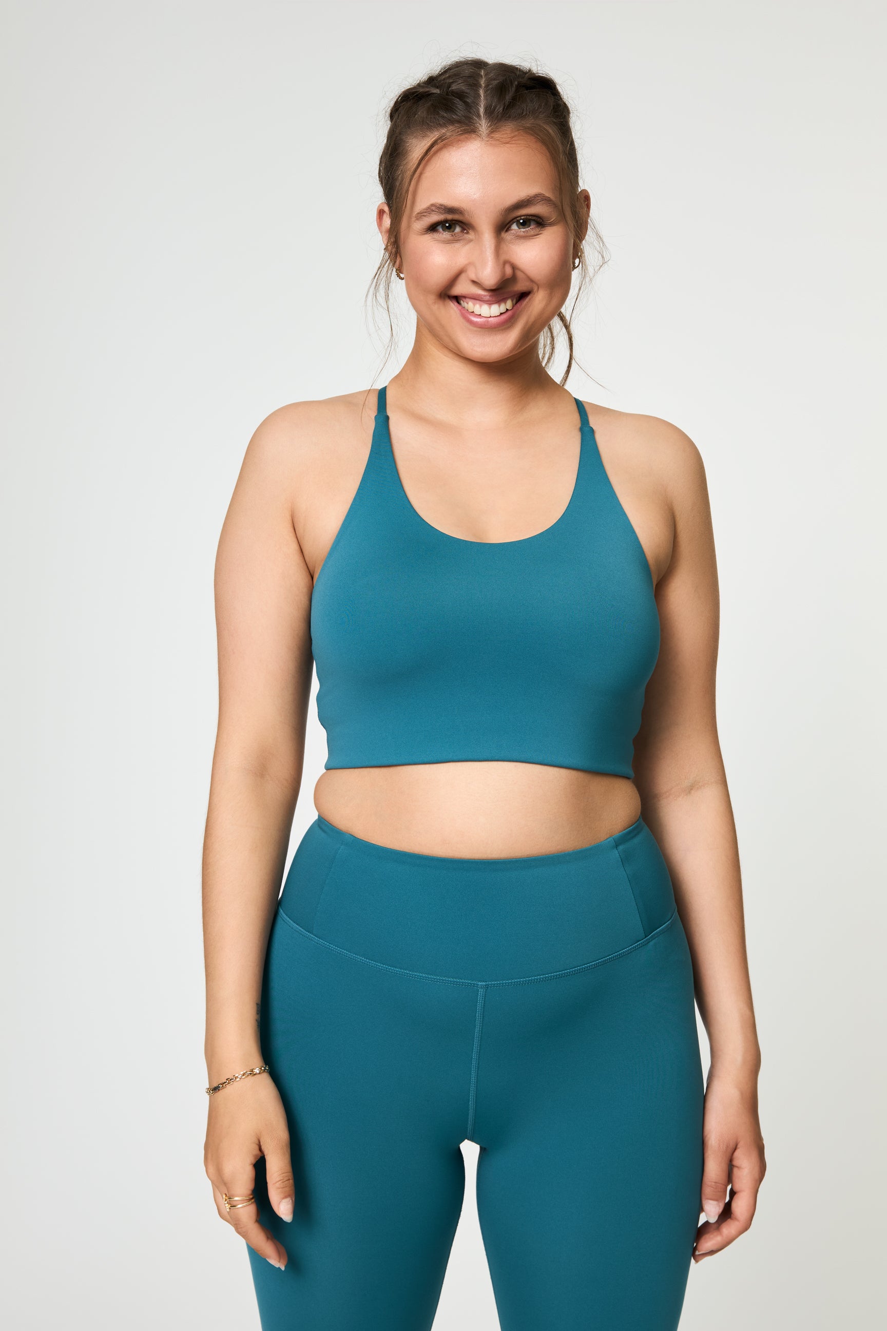 Float Cleo Halter Bra, Dark Ixia