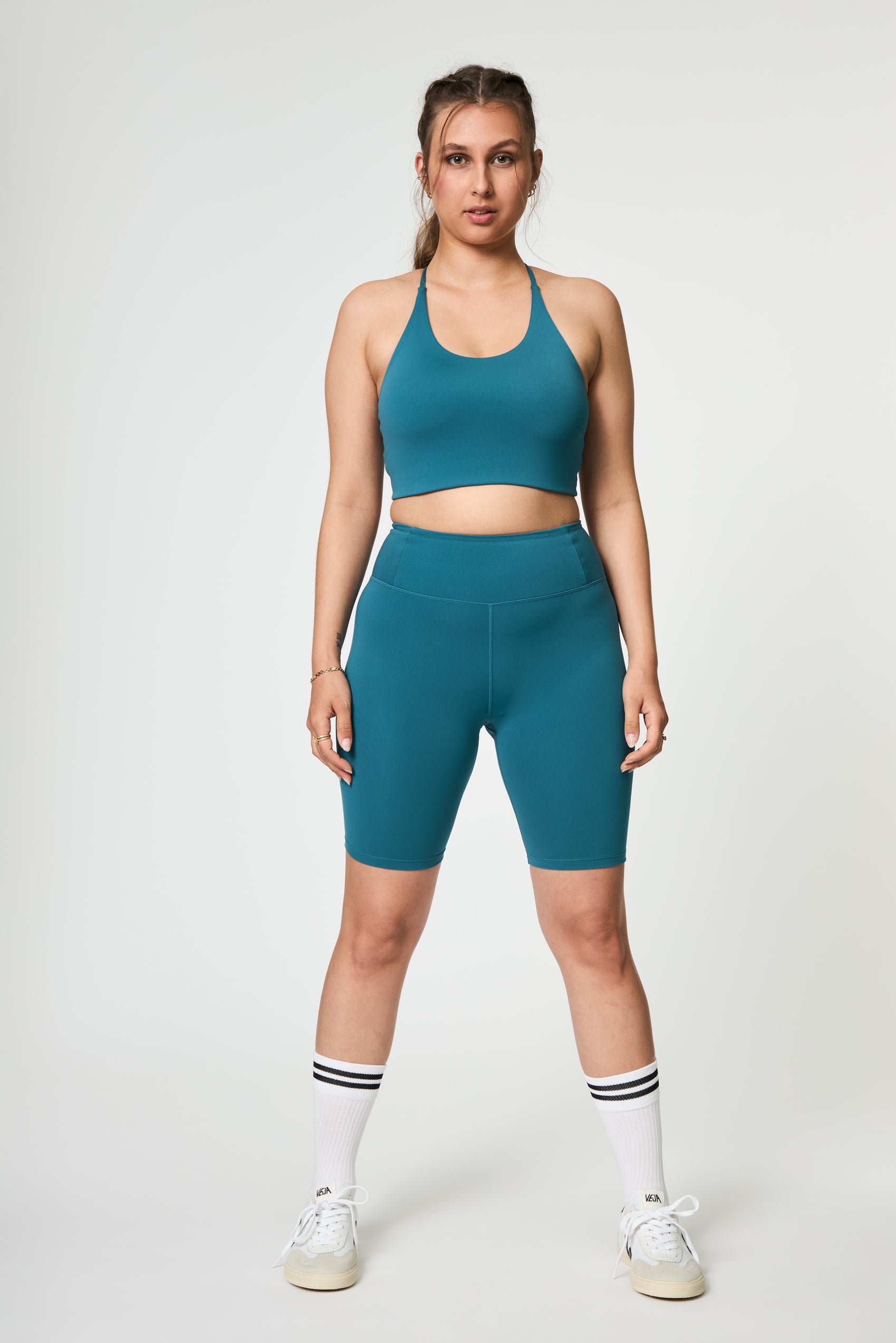 Float Cleo Halter Bra, Dark Ixia