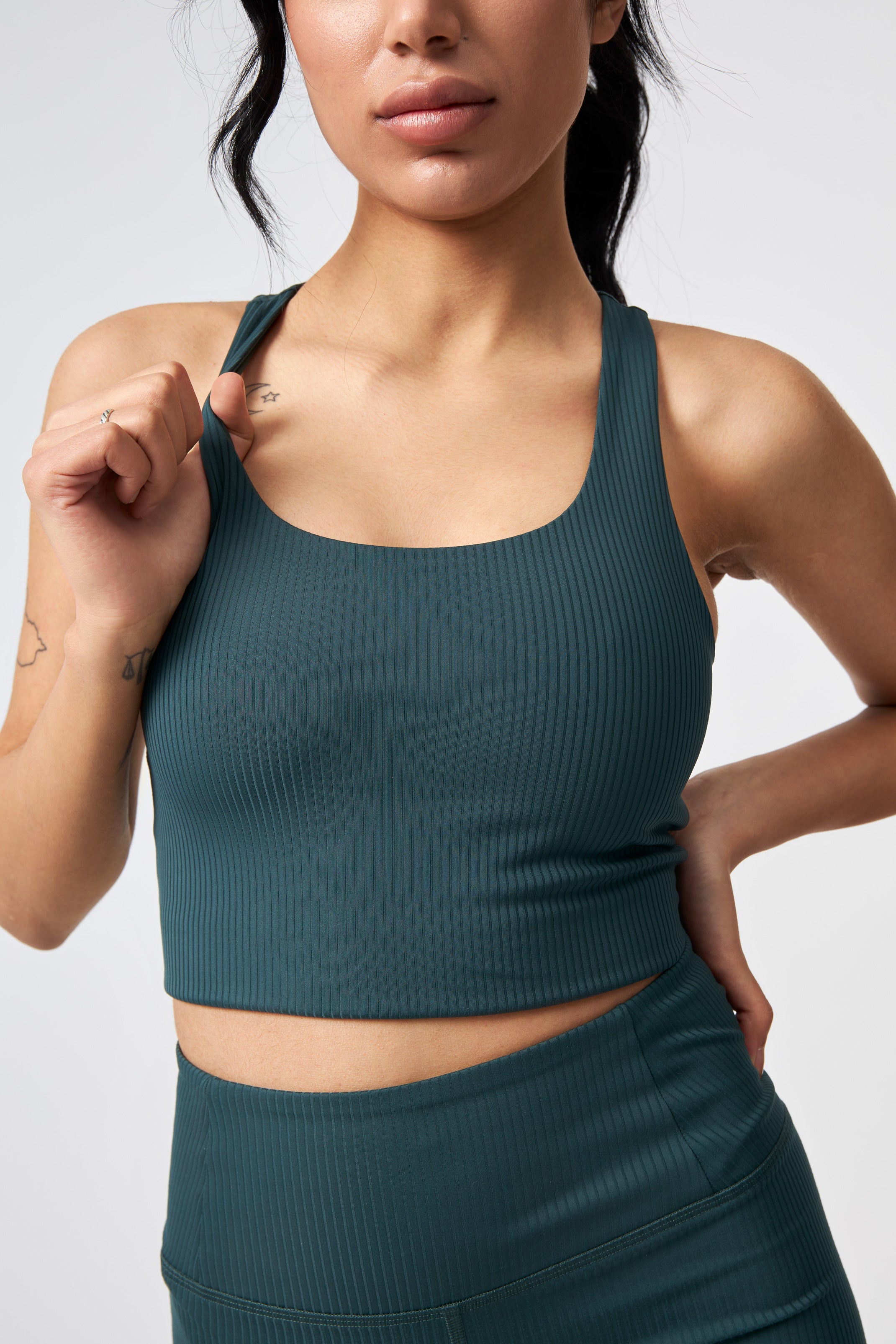 Rib Paloma Bra, Moss