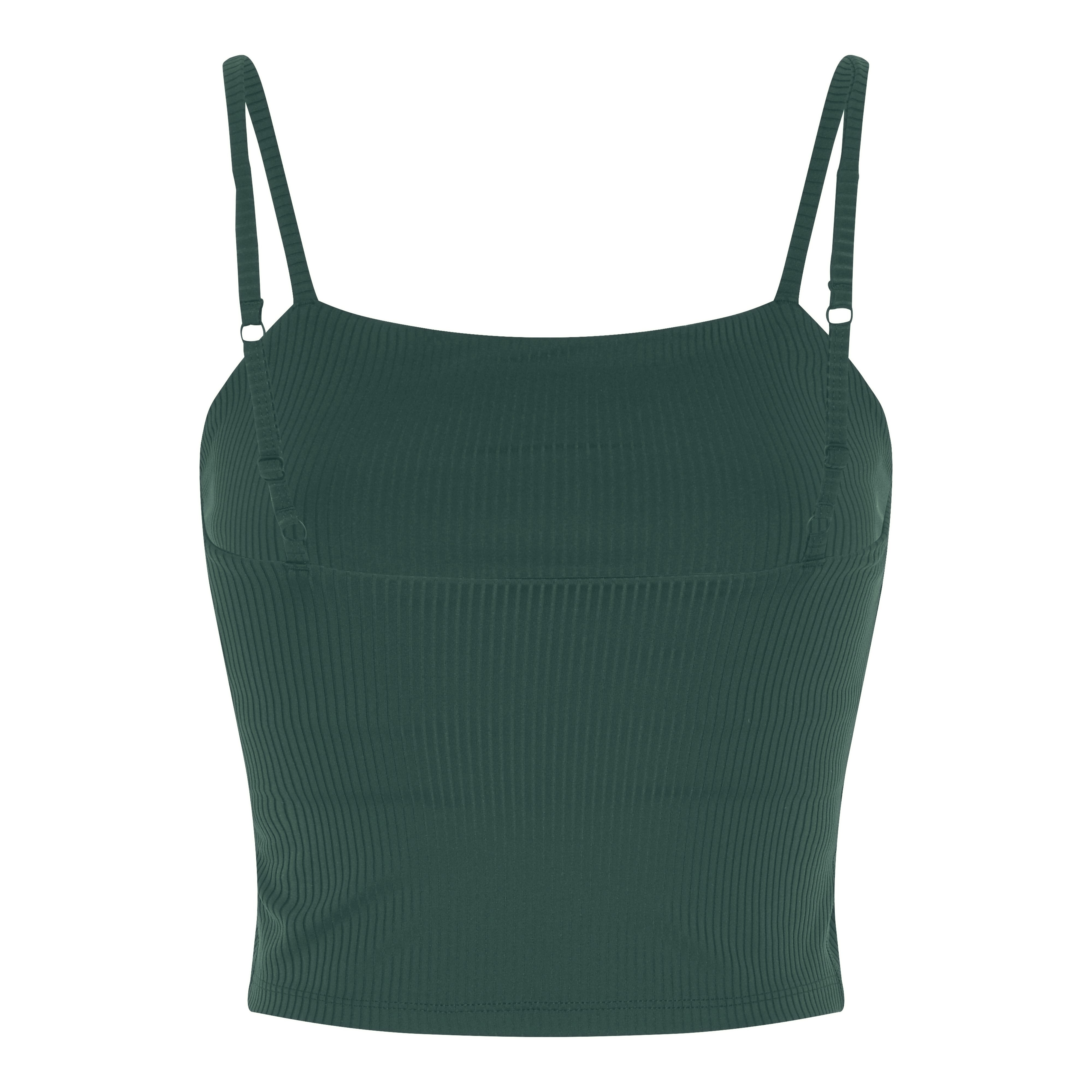 Rib Cami Top, Moss