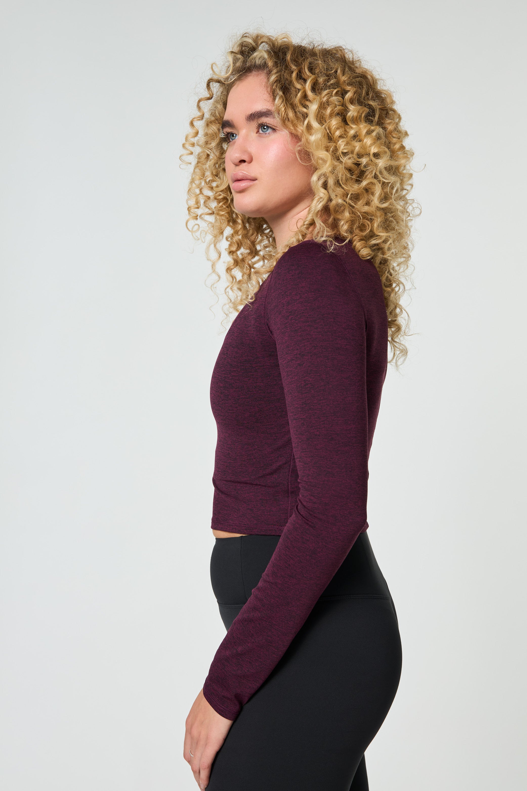 Reset Lift Long Sleeve, Plum