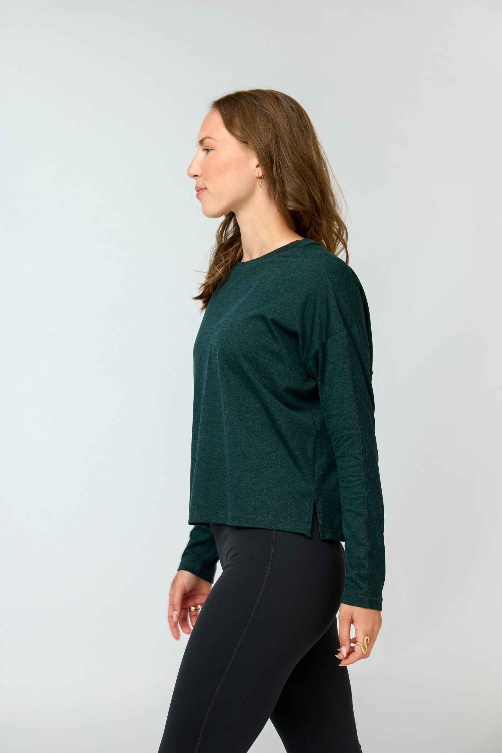 Reset Long Sleeve Tee, Moss