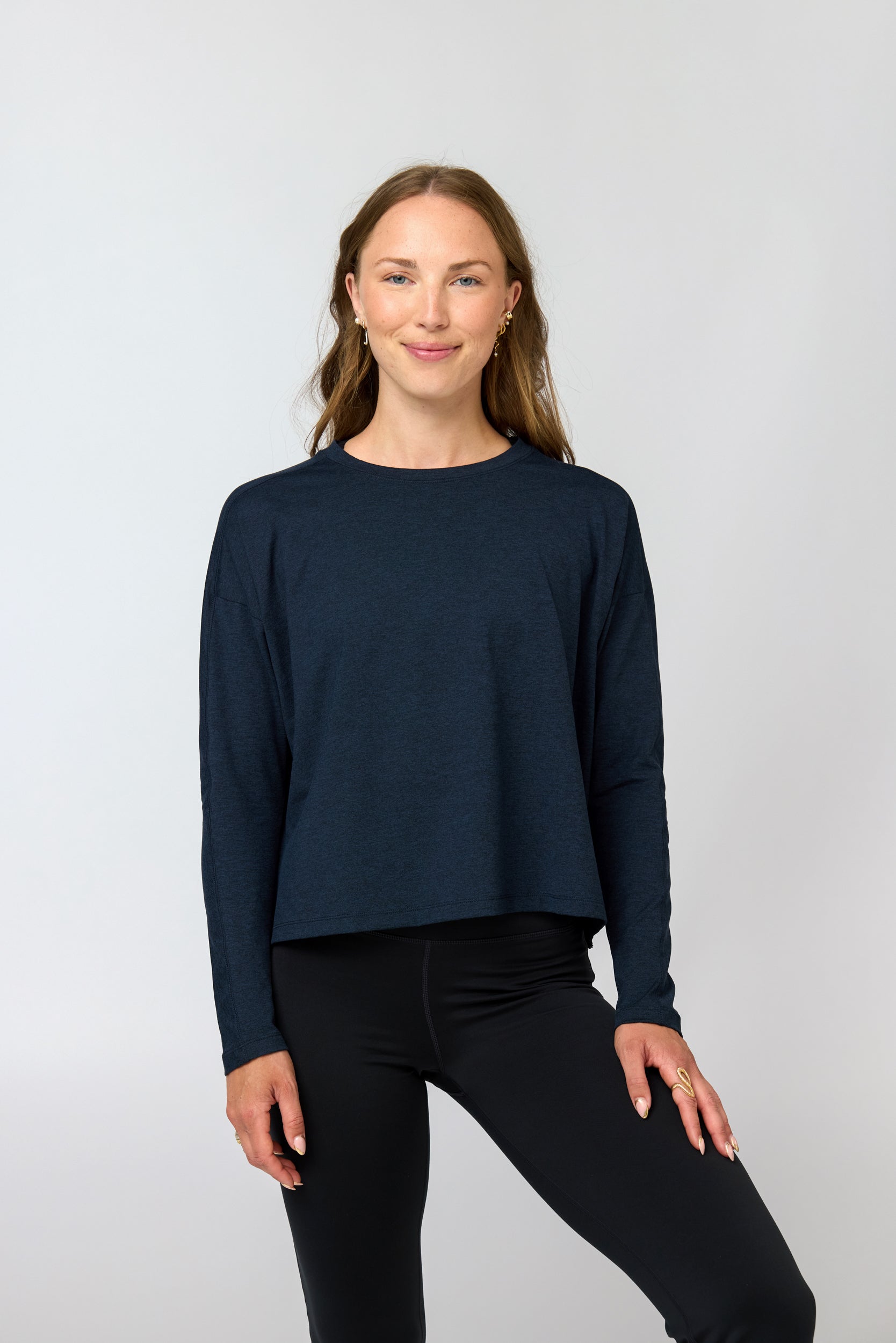 Reset Long Sleeve Tee, Midnight