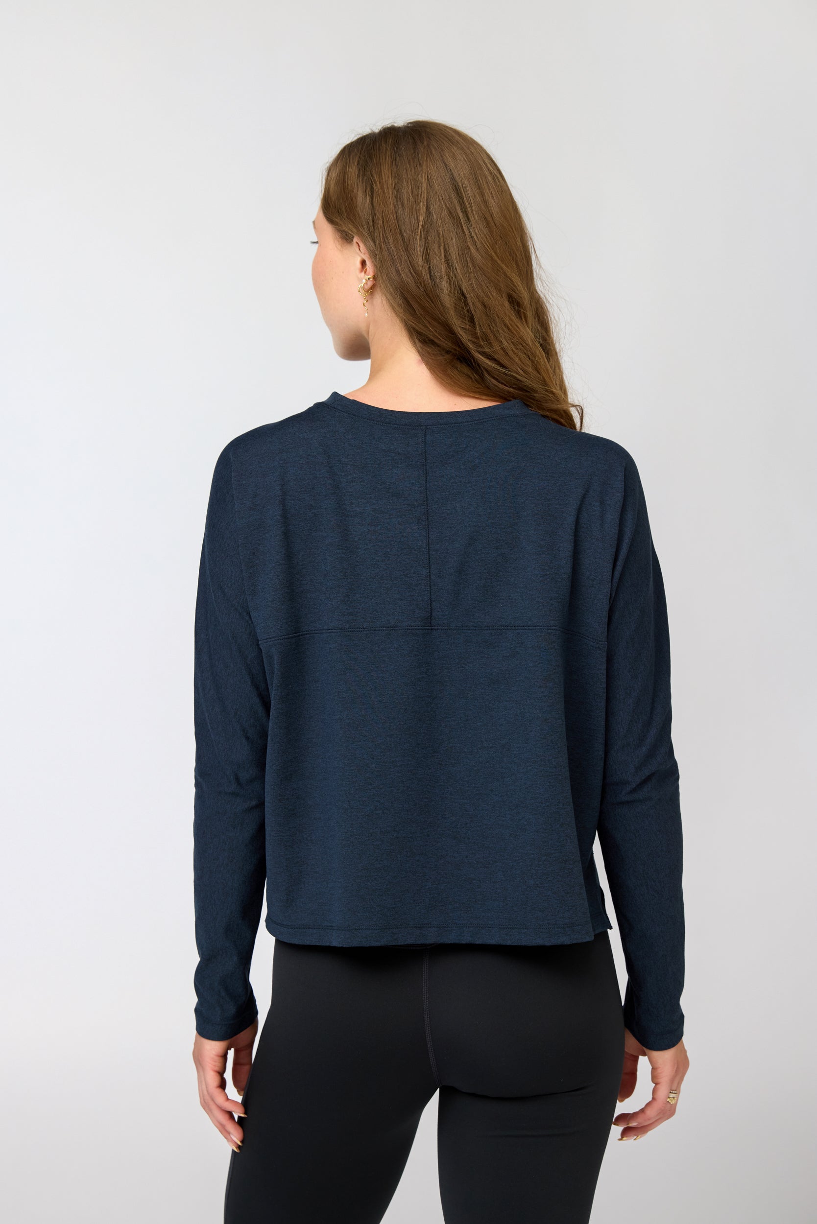 Reset Long Sleeve Tee, Midnight