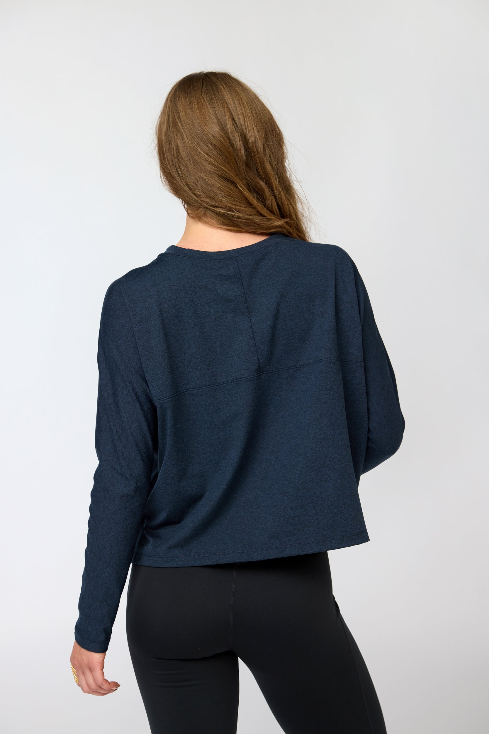 Reset Long Sleeve Tee, Midnight