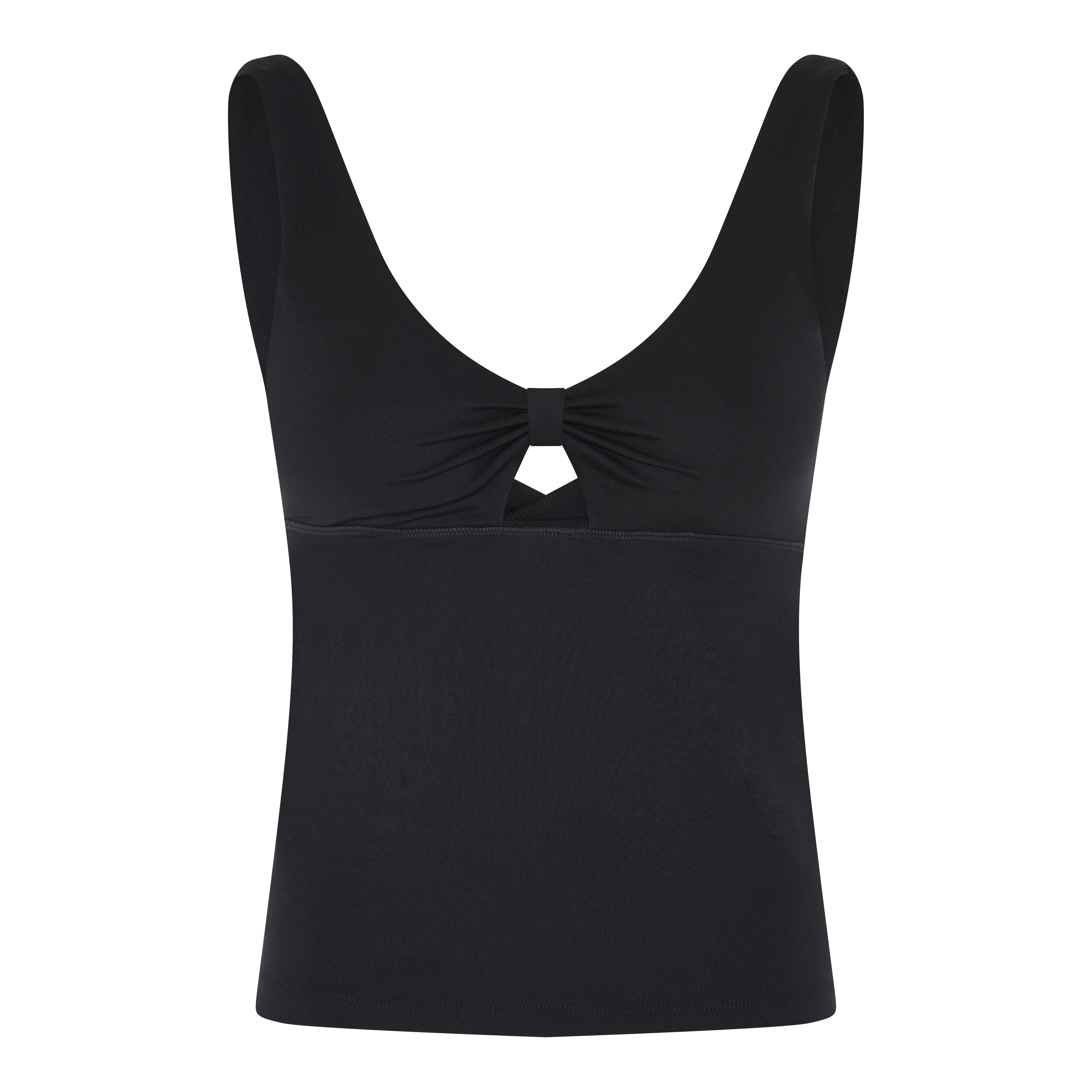 Meredith Bow Tank, Black