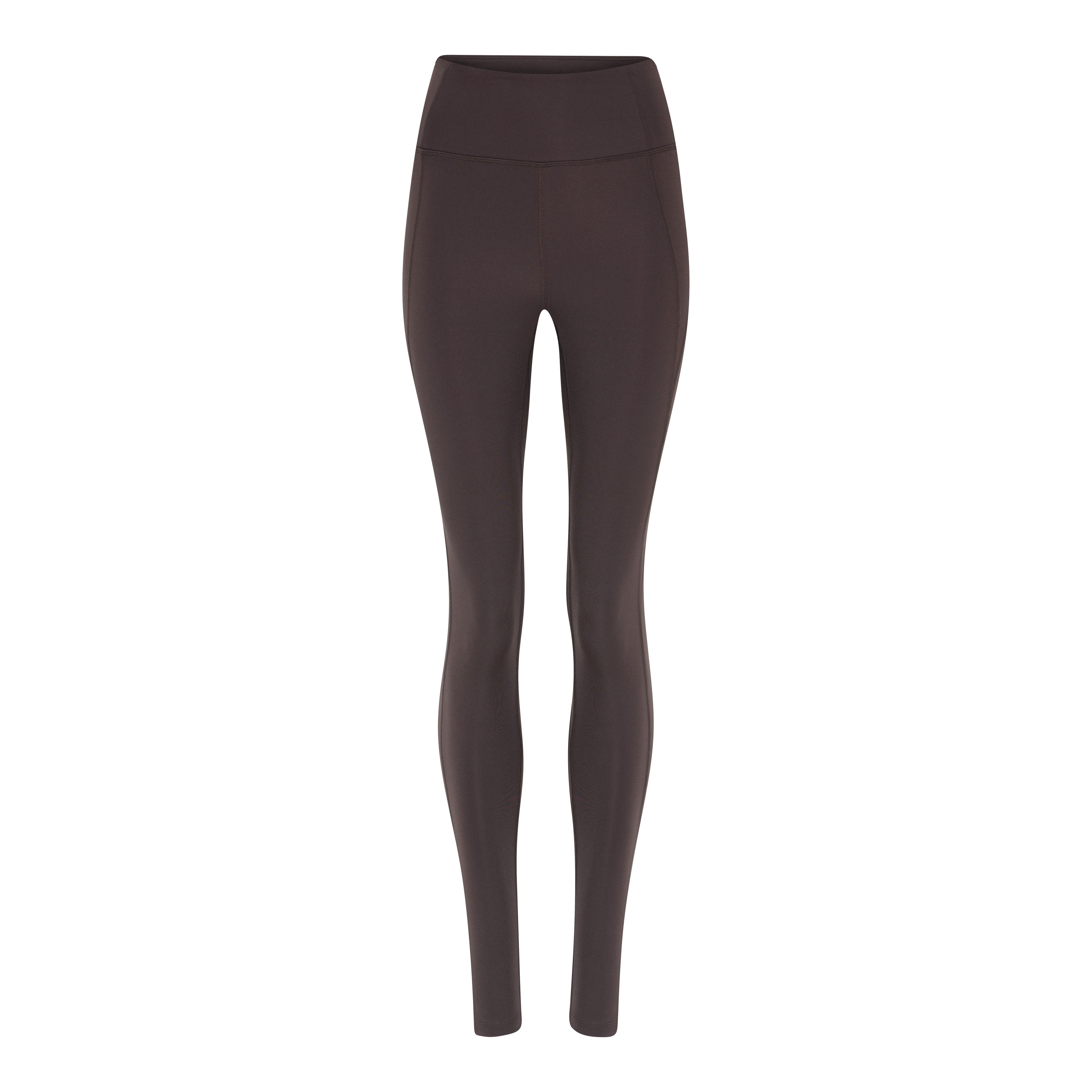 Compressive High-Rise Legging, Long, Driftwood