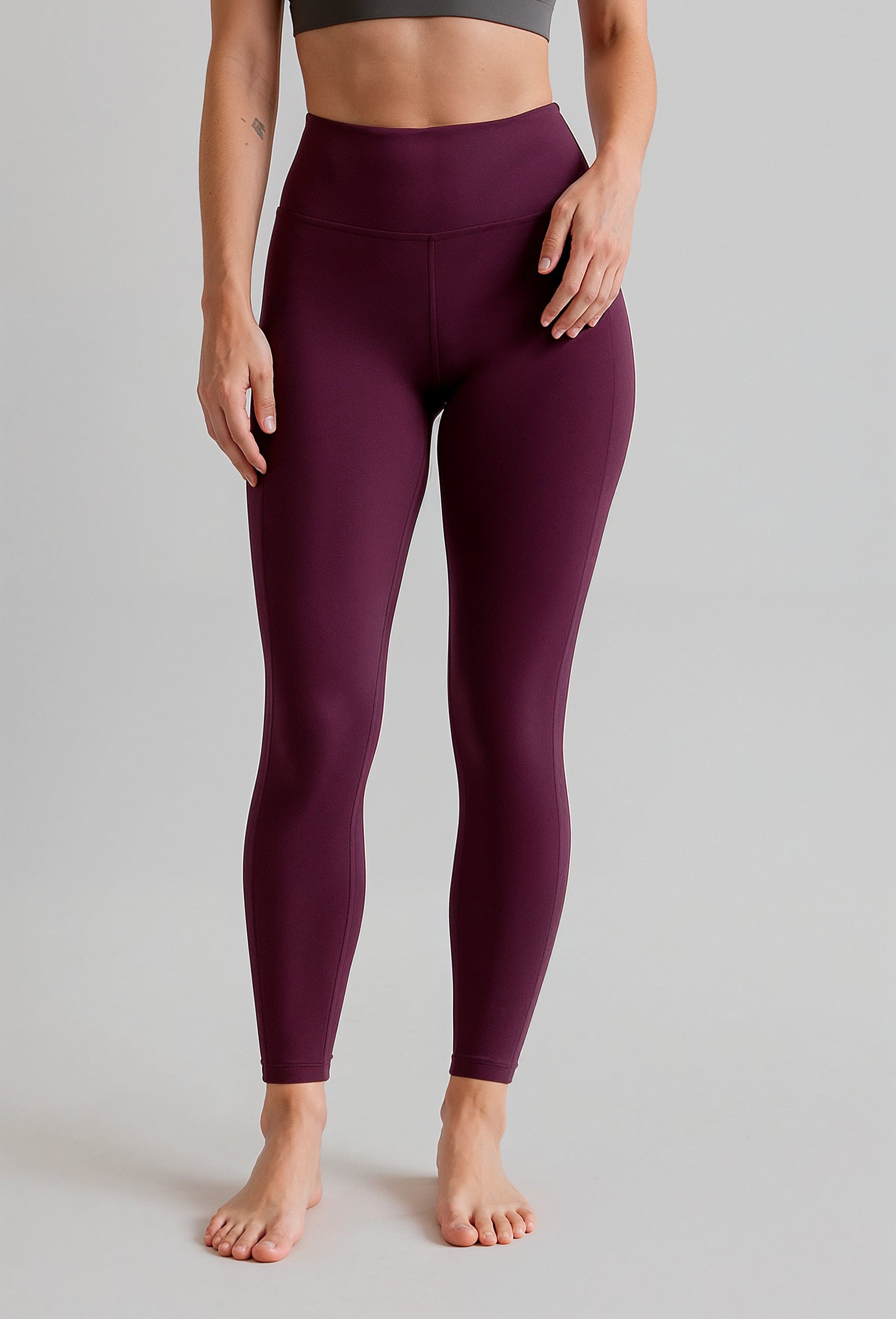 Compressive High-Rise Legging Long Plum