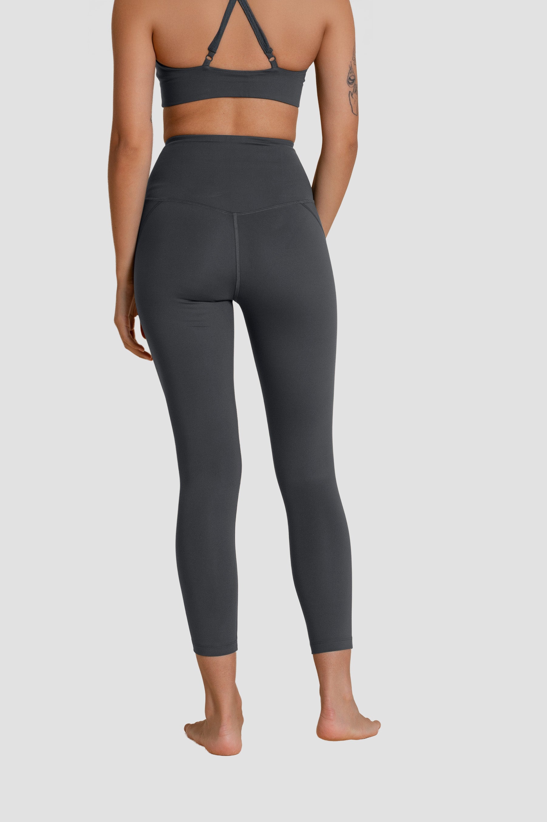 Compressive High-Rise Legging, 7/8, Moon