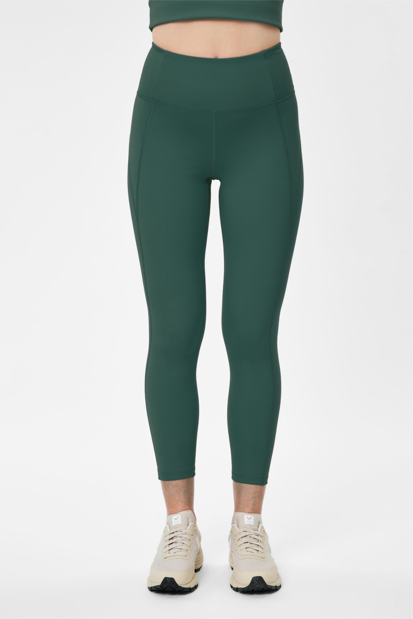Compressive High-Rise Legging, 7/8, Moss
