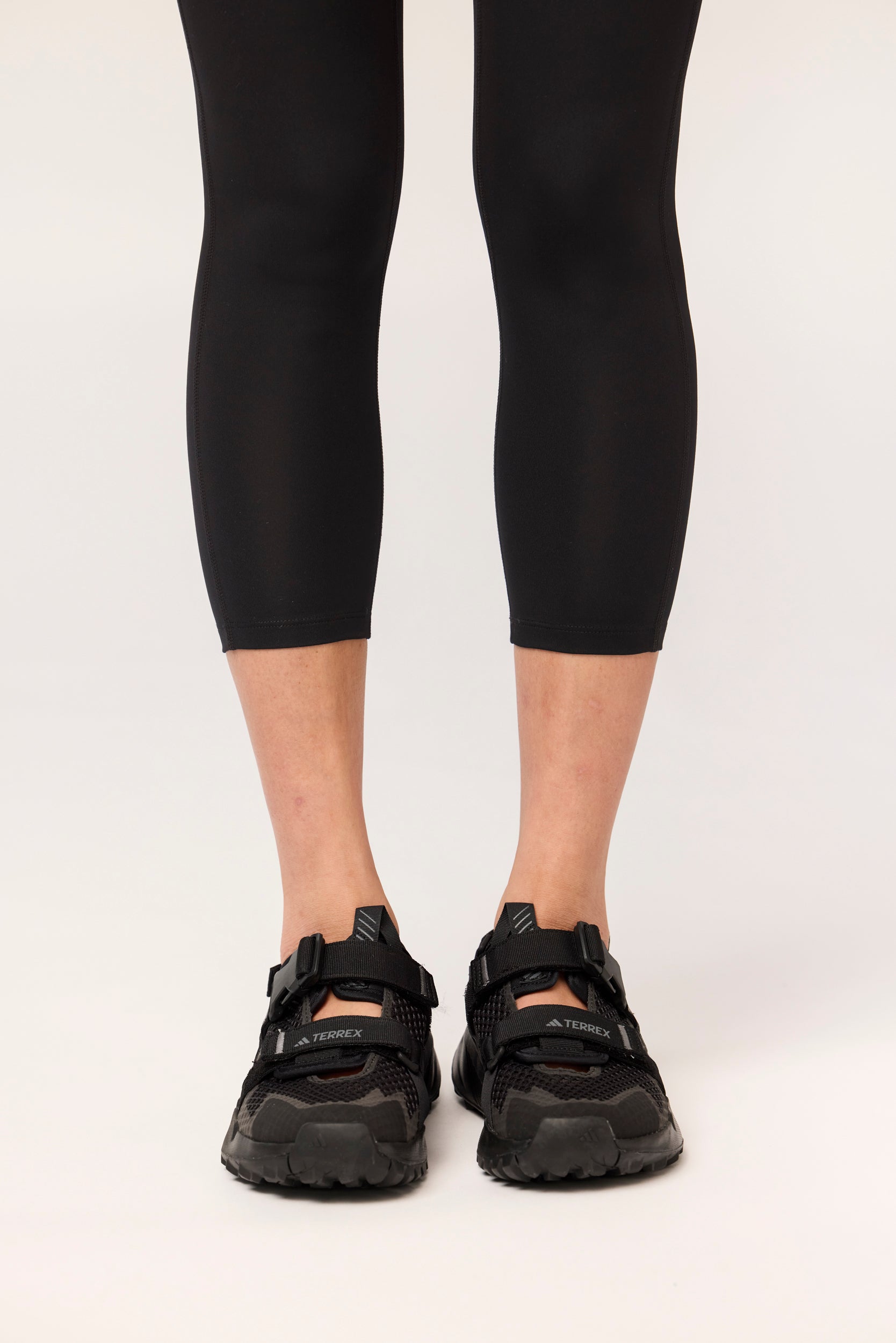 Compressive High-Rise Legging, 7/8, Black