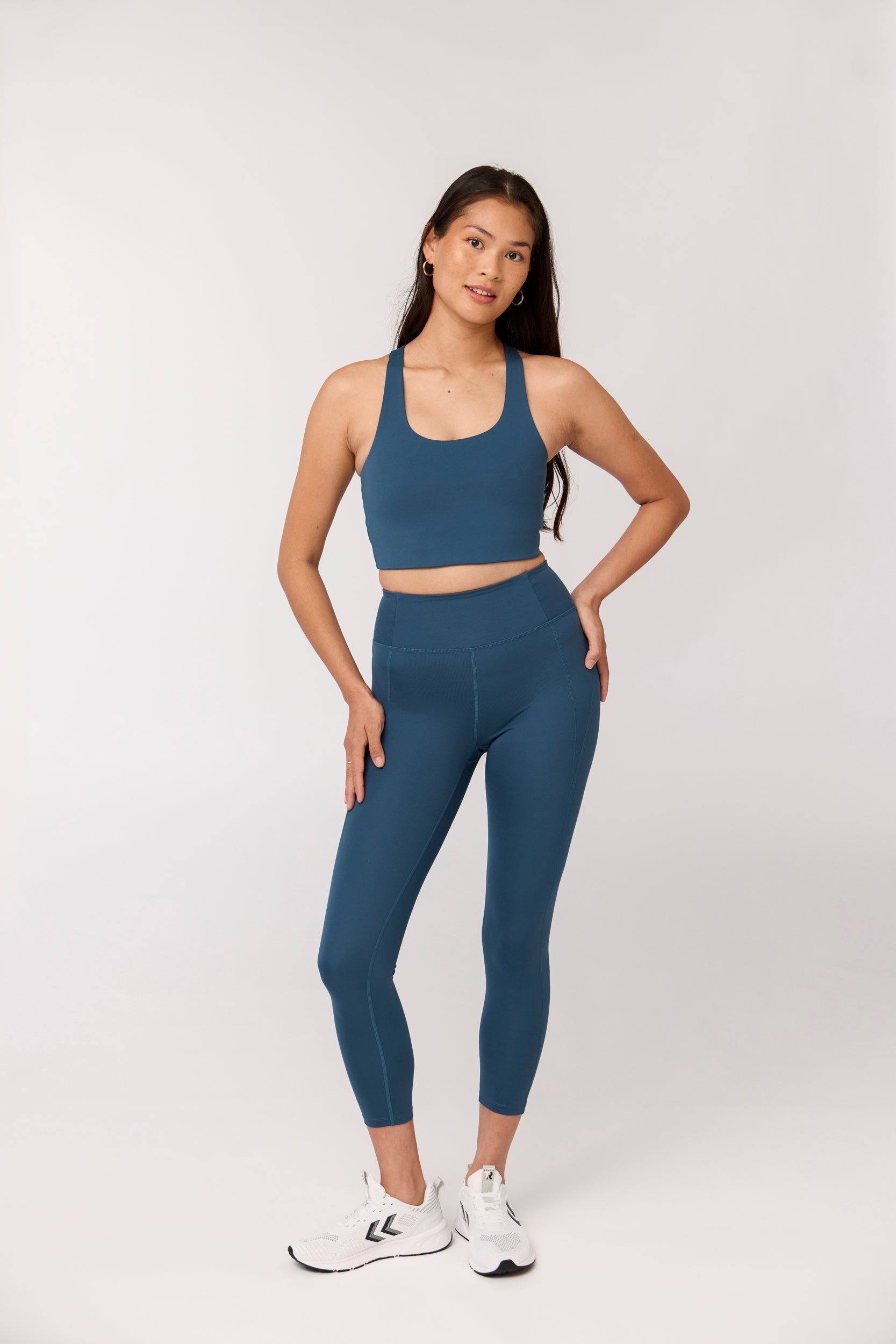 Compressive High-Rise Legging, 7/8, Ink