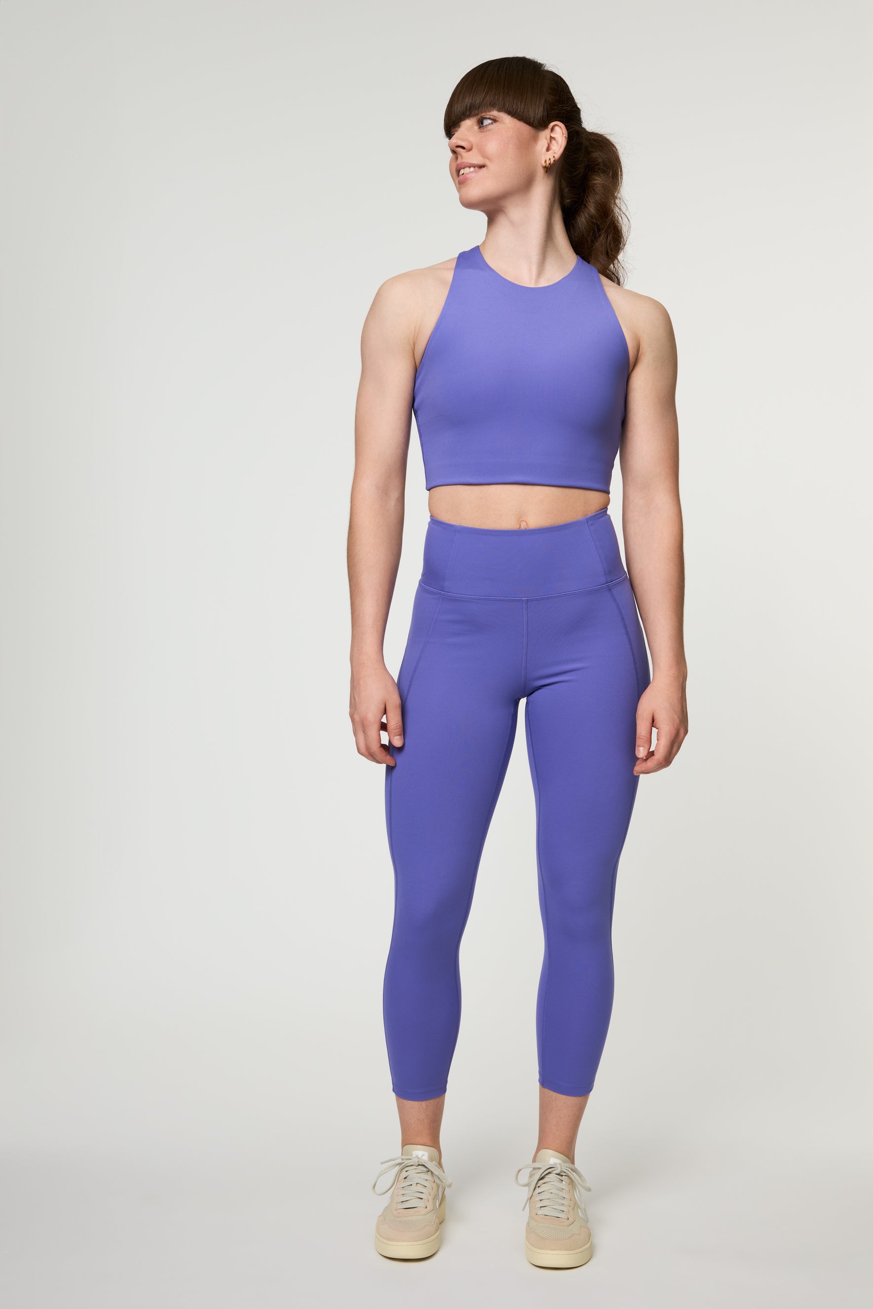 Compressive High-Rise Legging, 7/8, Wild Iris