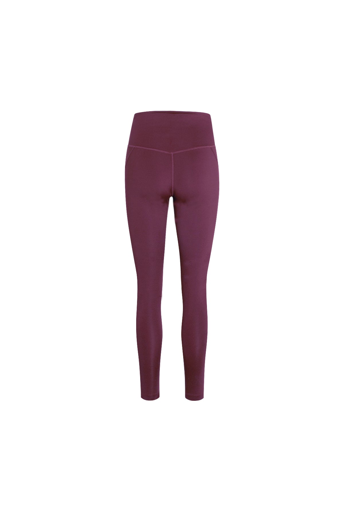 Compressive High-Rise Legging, 7/8, Plum
