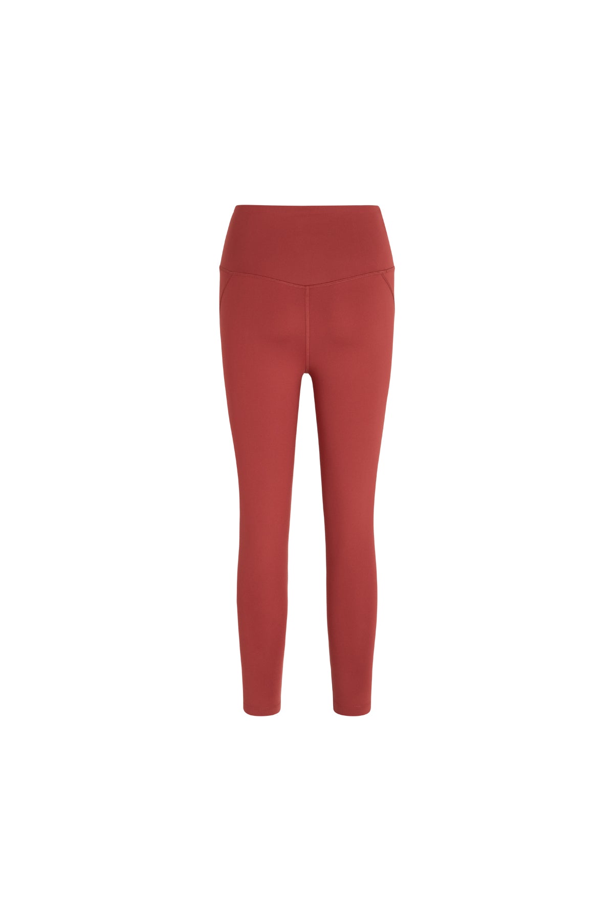 Compressive High-Rise Legging, 7/8, Ember