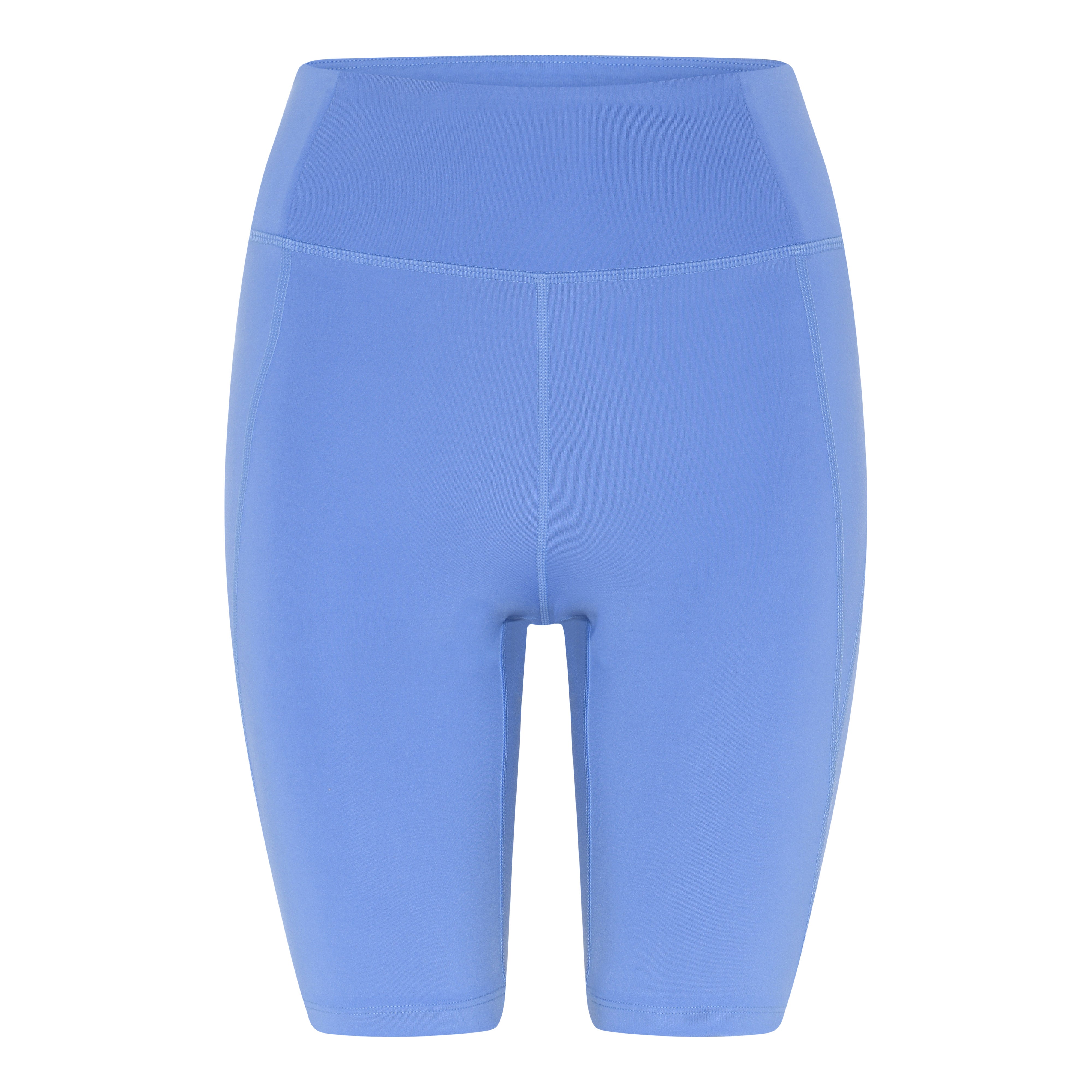 Compressive High-Rise Bike Shorts, Periwinkle