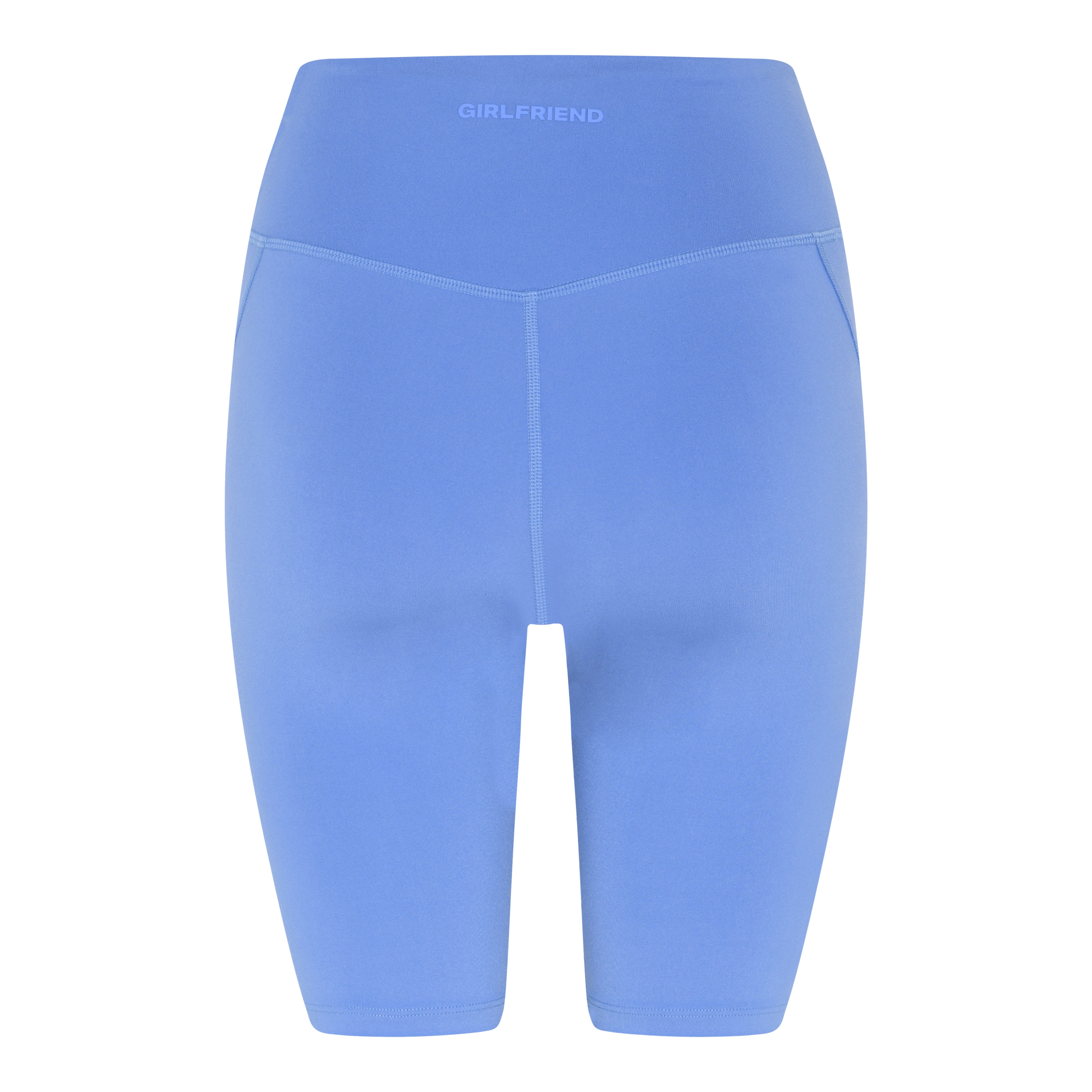 Compressive High-Rise Bike Shorts, Periwinkle