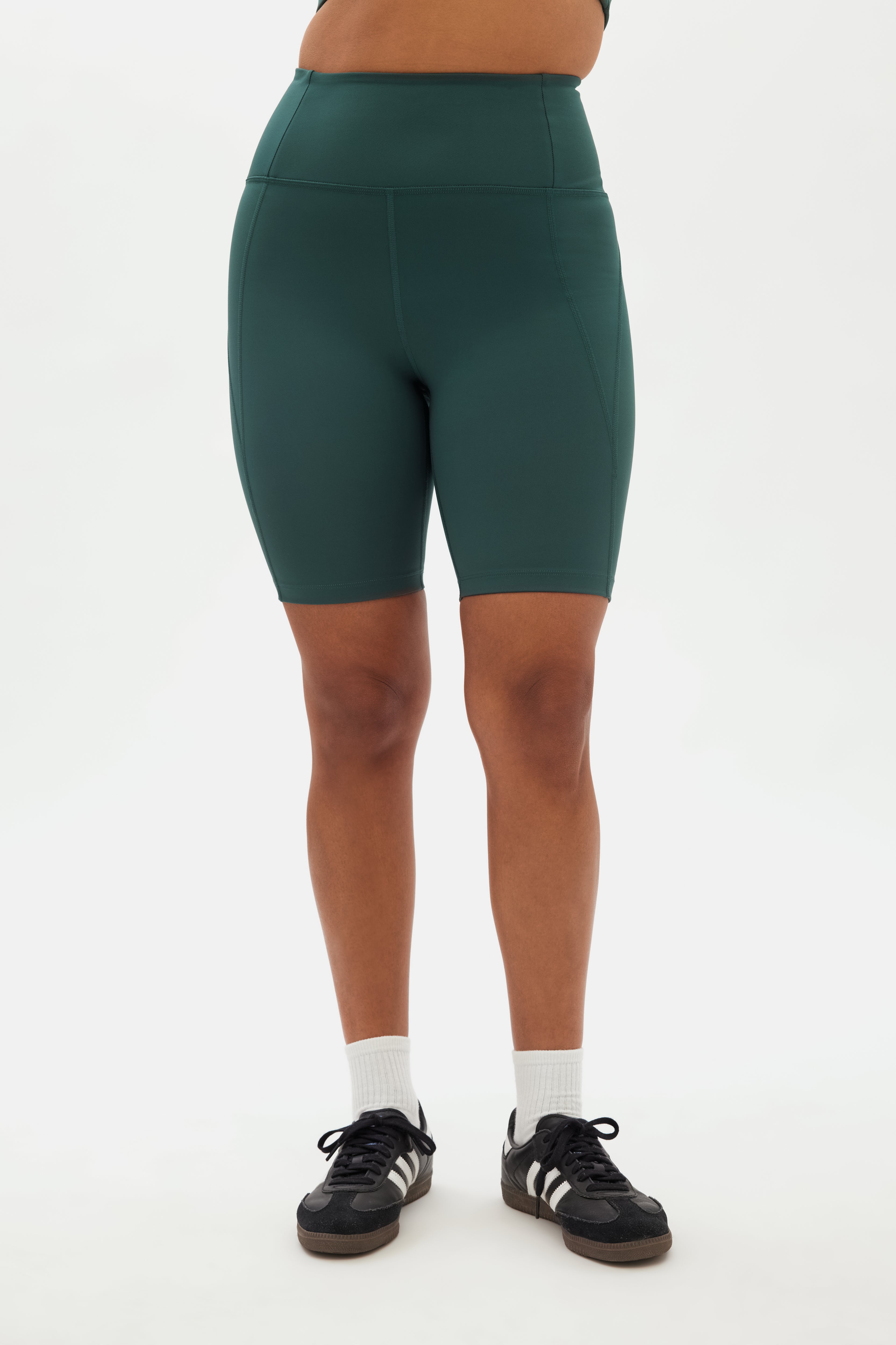 Compressive High-Rise Bike Shorts Moss
