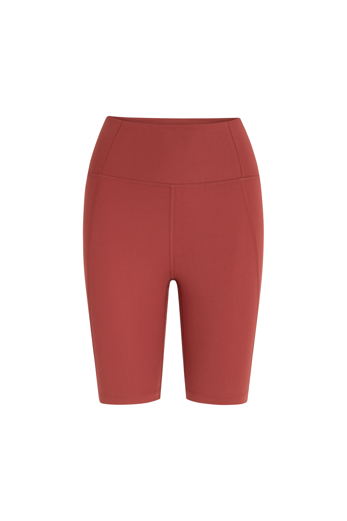 Compressive High-Rise Bike Shorts, Ember