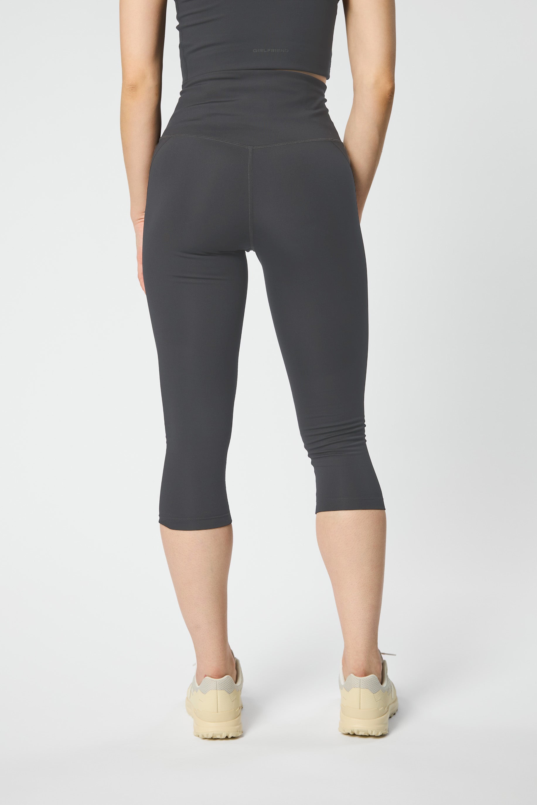 Compressive High-Rise Legging, Capri, Moon