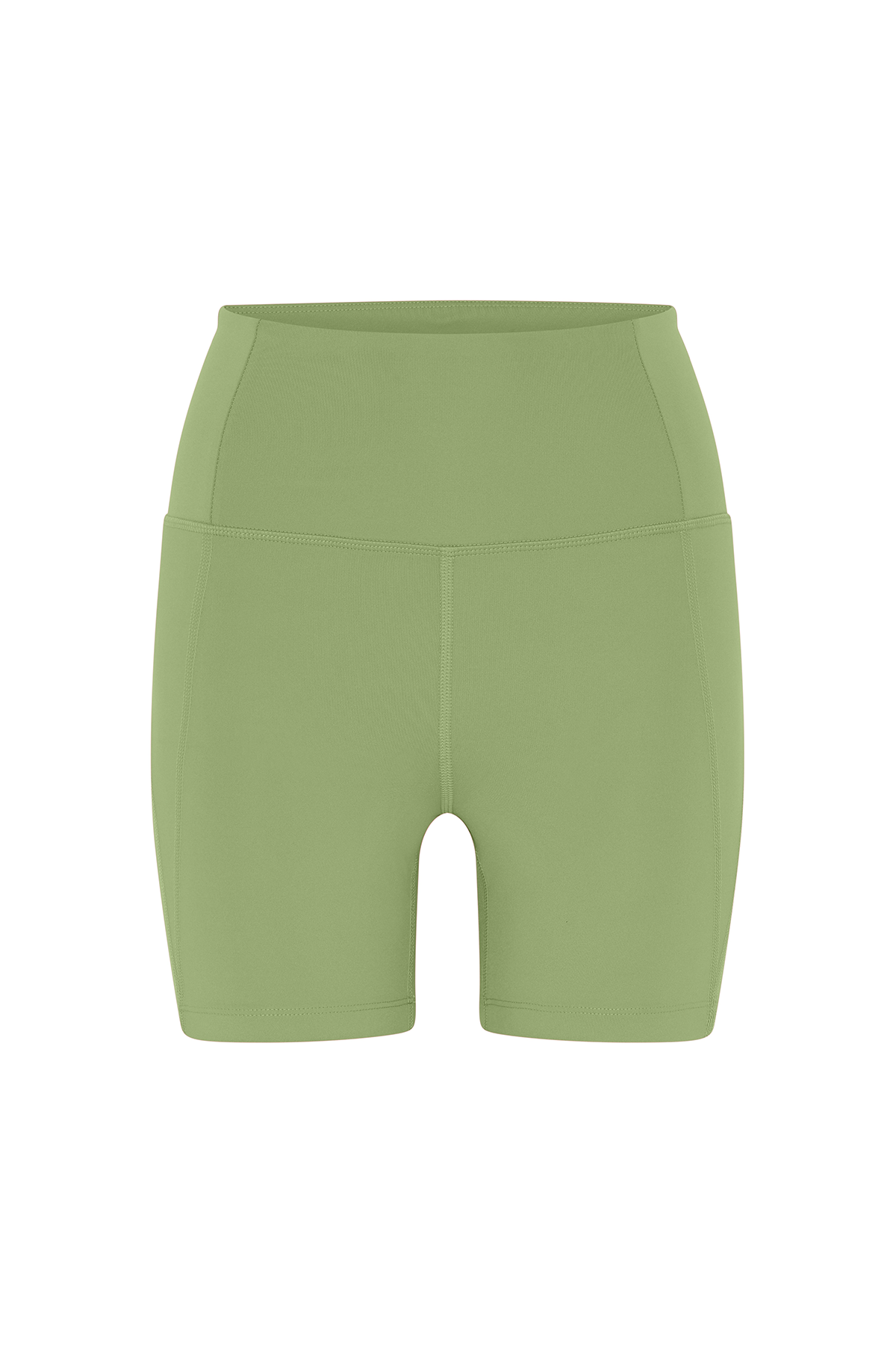 Compressive High-Rise Run Shorts Mantis