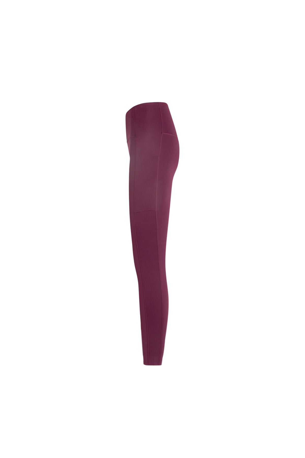Pocket High-Rise Legging, Long, Plum