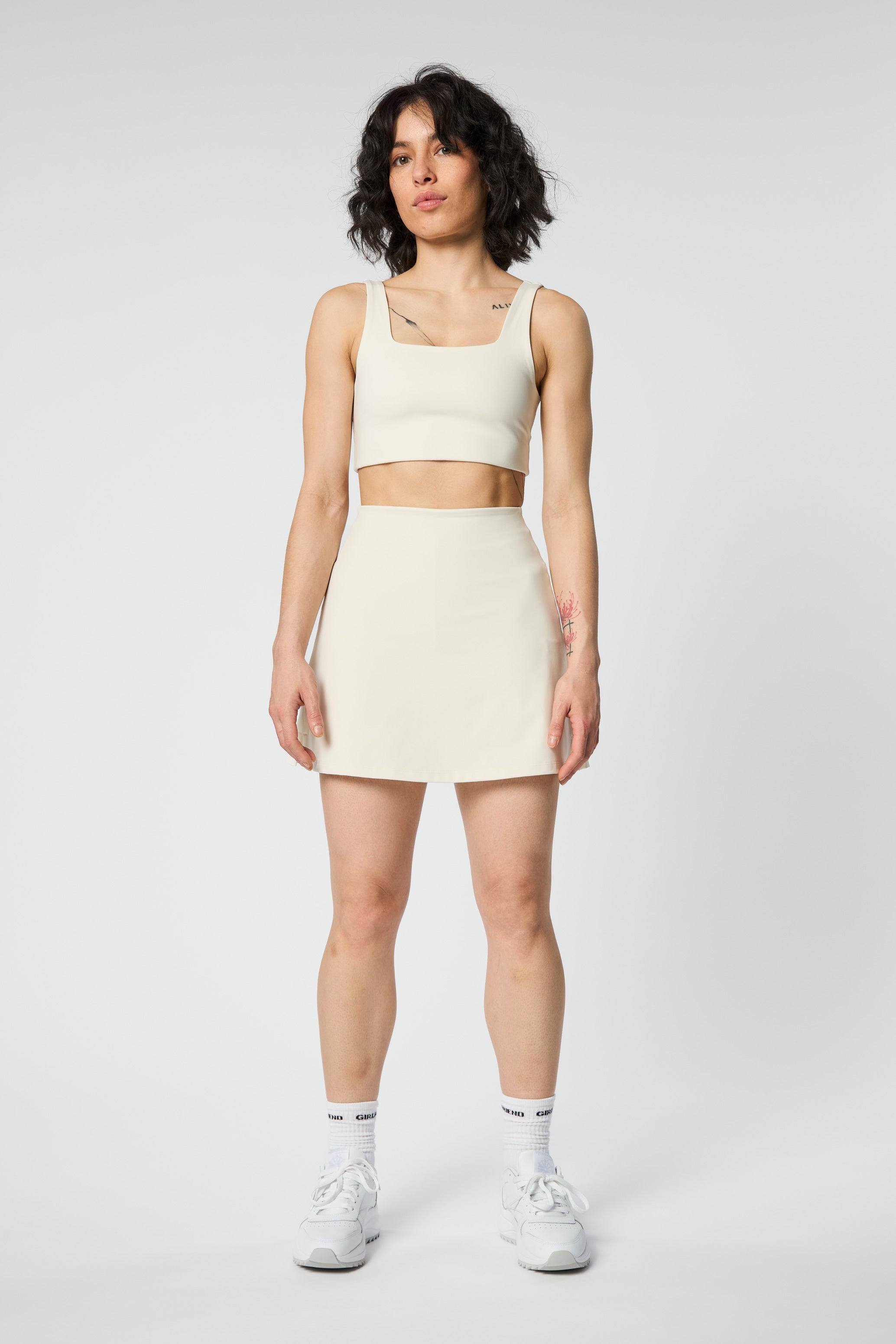 The Skort, High-Rise, Ivory