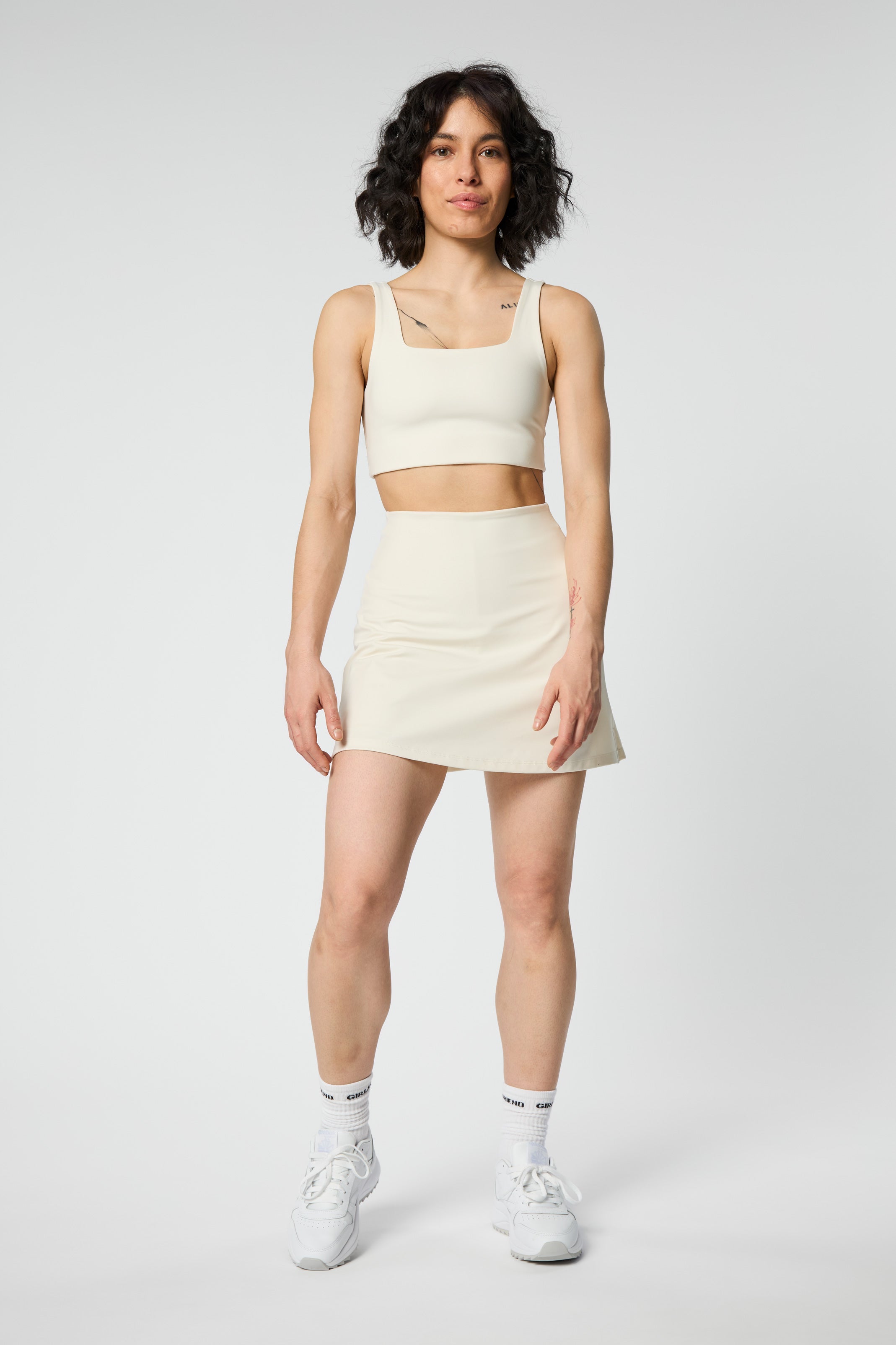 The Skort, High-Rise, Ivory