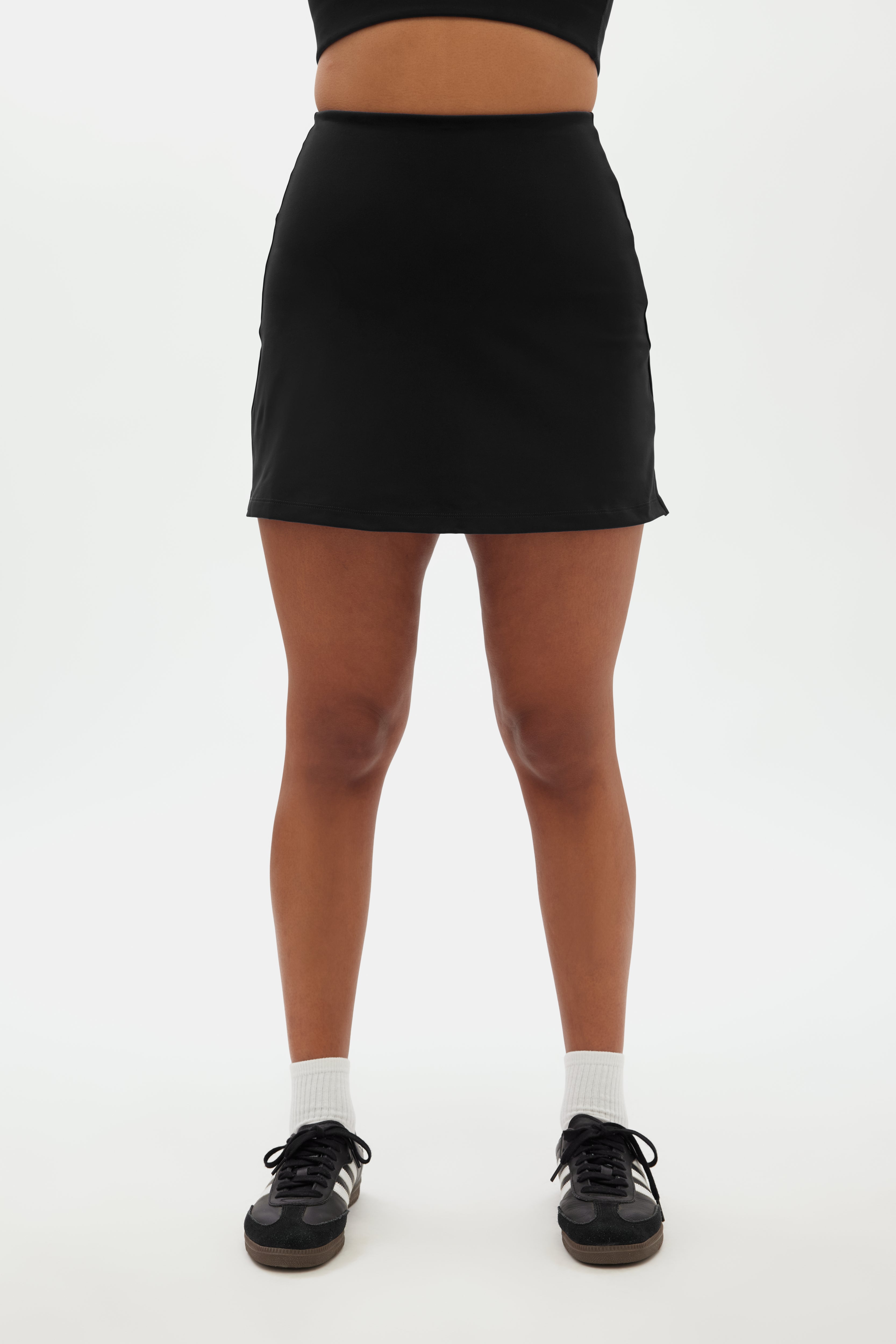 The Skort, High-Rise, Black