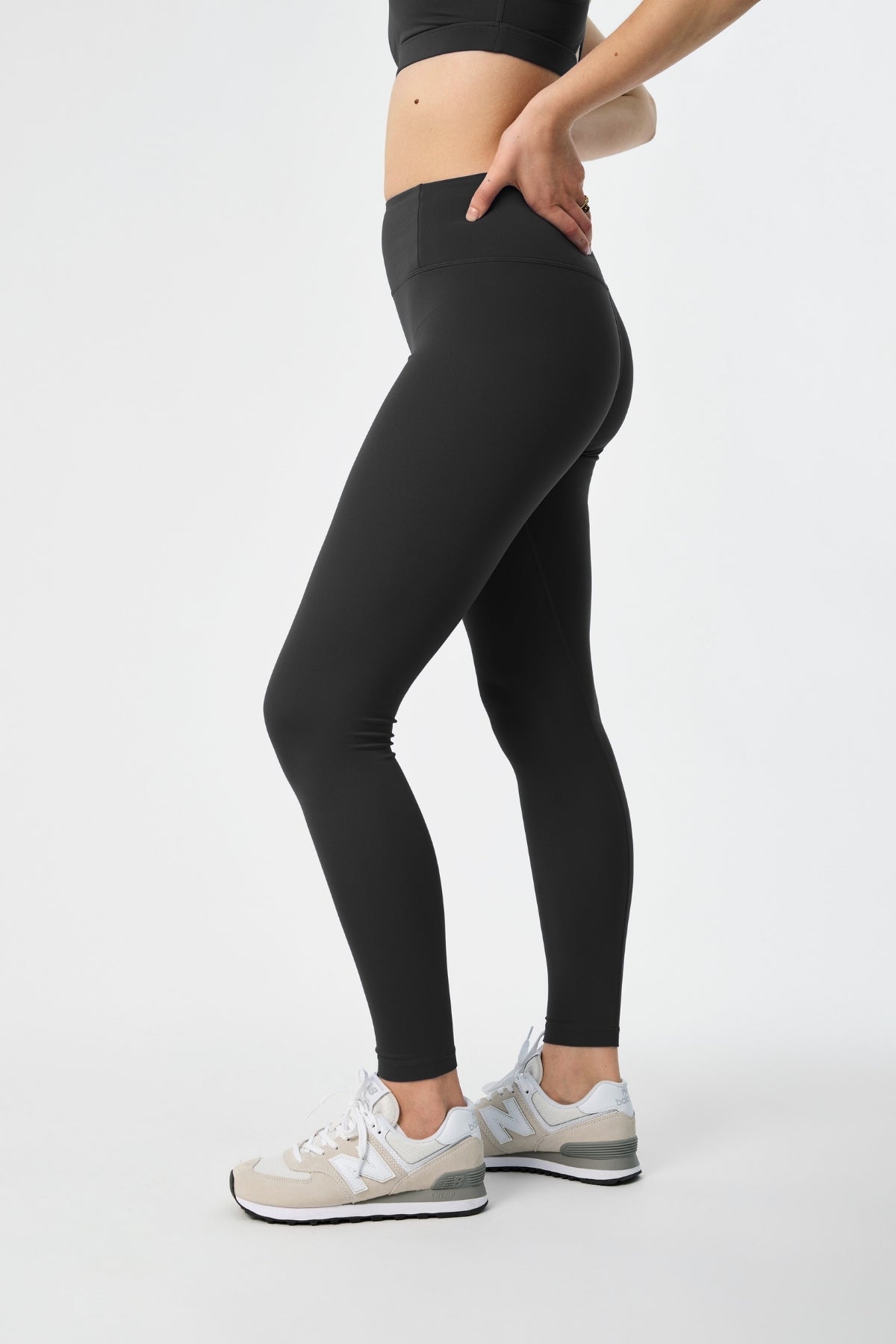 Float High-Rise Legging, Long, Black