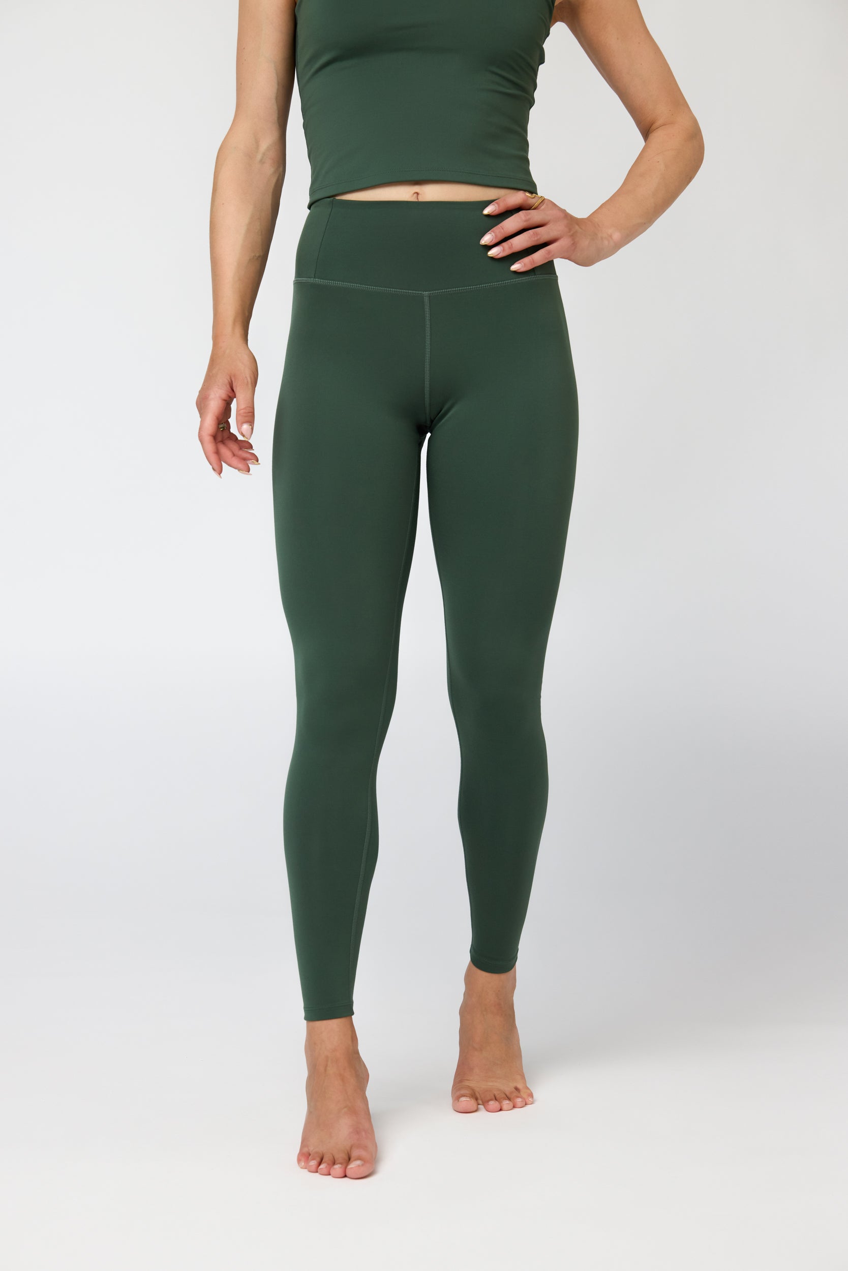 Float High-Rise Legging, Long, Jungle