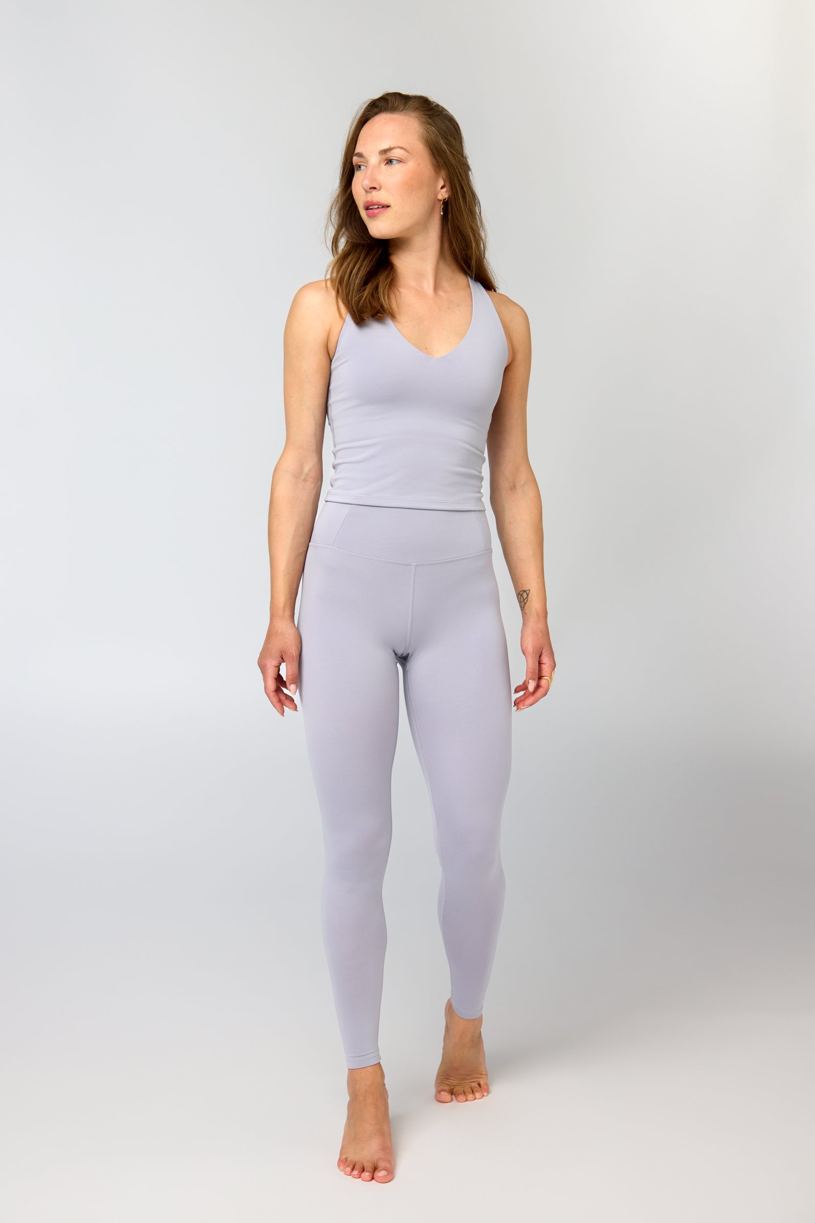 Float High-Rise Legging, Long, Lavender Gem