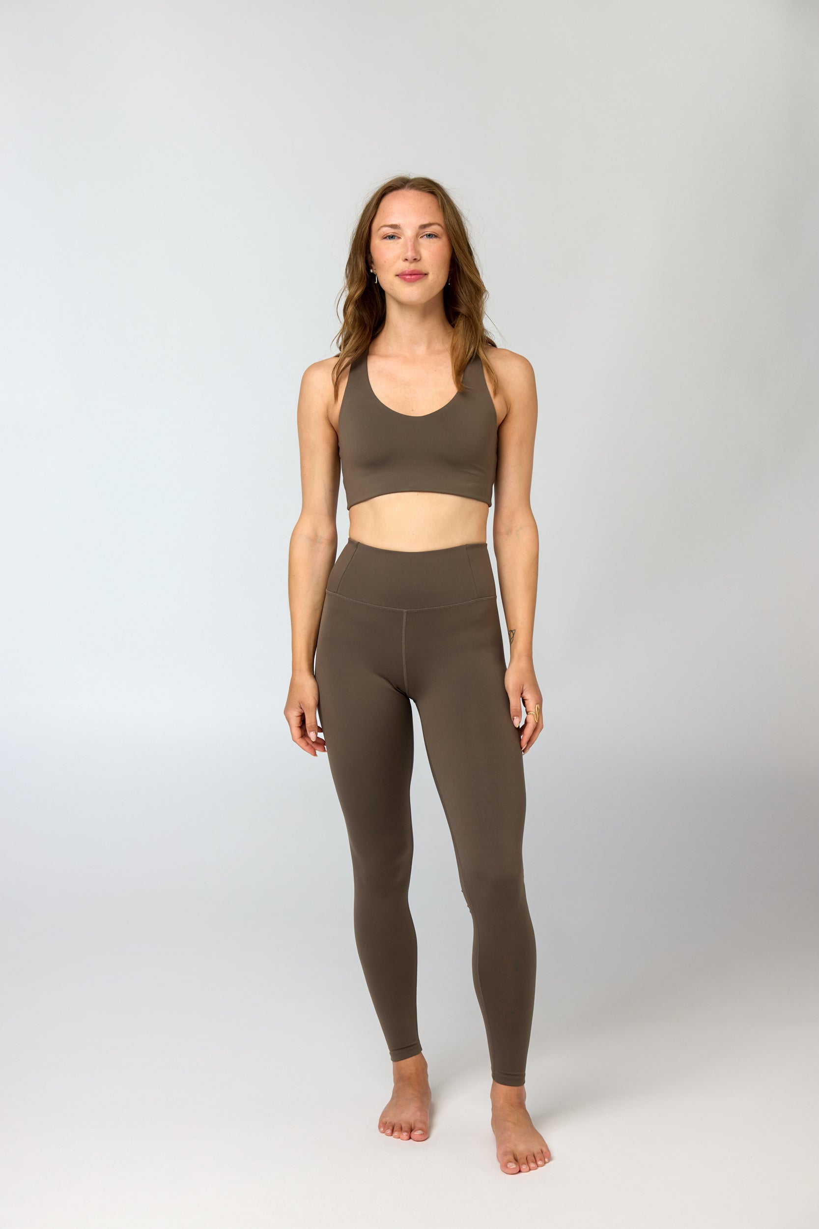 Float High-Rise Legging, Long, Mink
