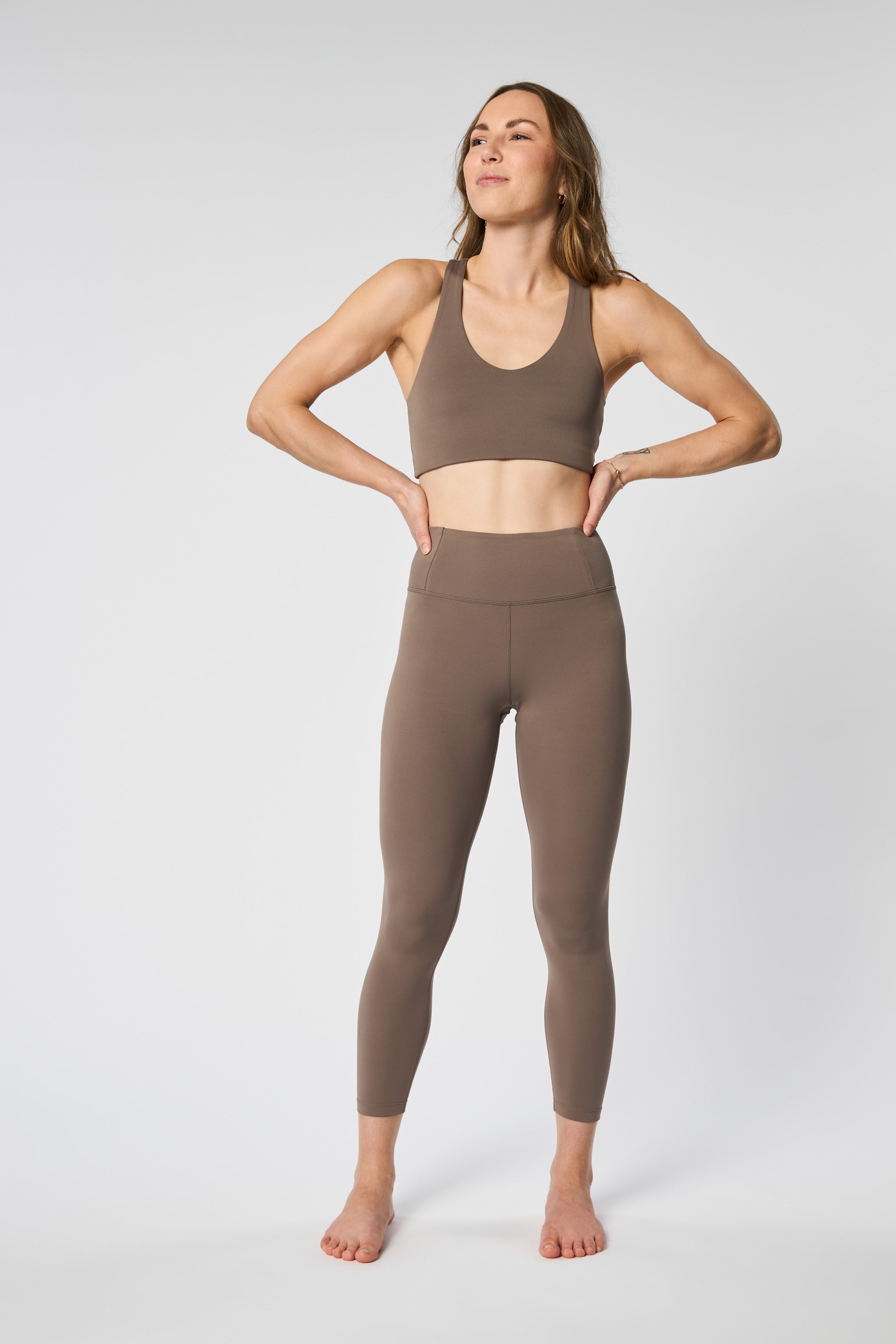 Float High-Rise Legging, 7/8, Falcon
