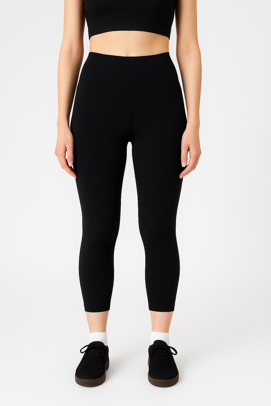 Float High-Rise Legging, 7/8, Black
