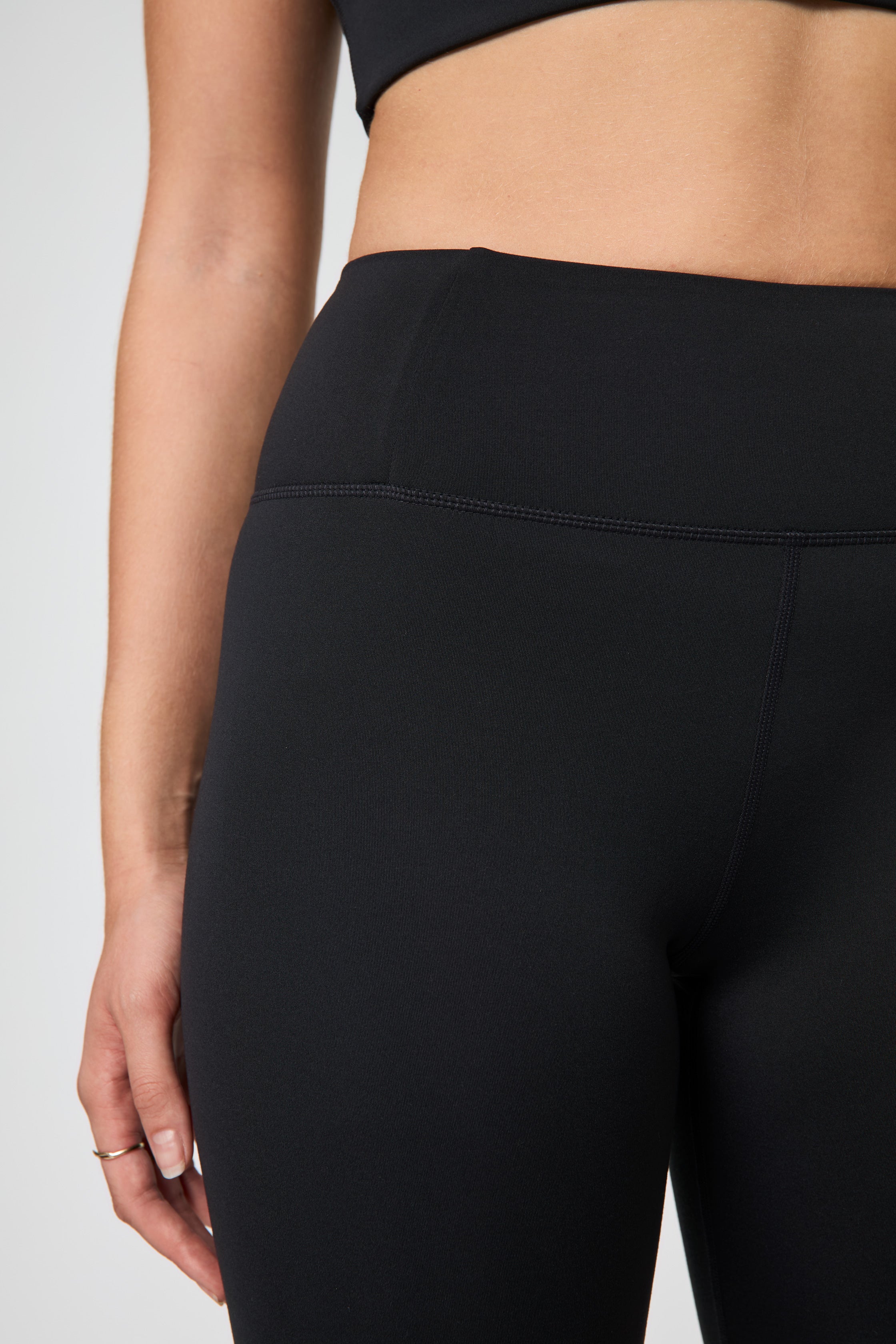 Float High-Rise Bike Shorts, Black