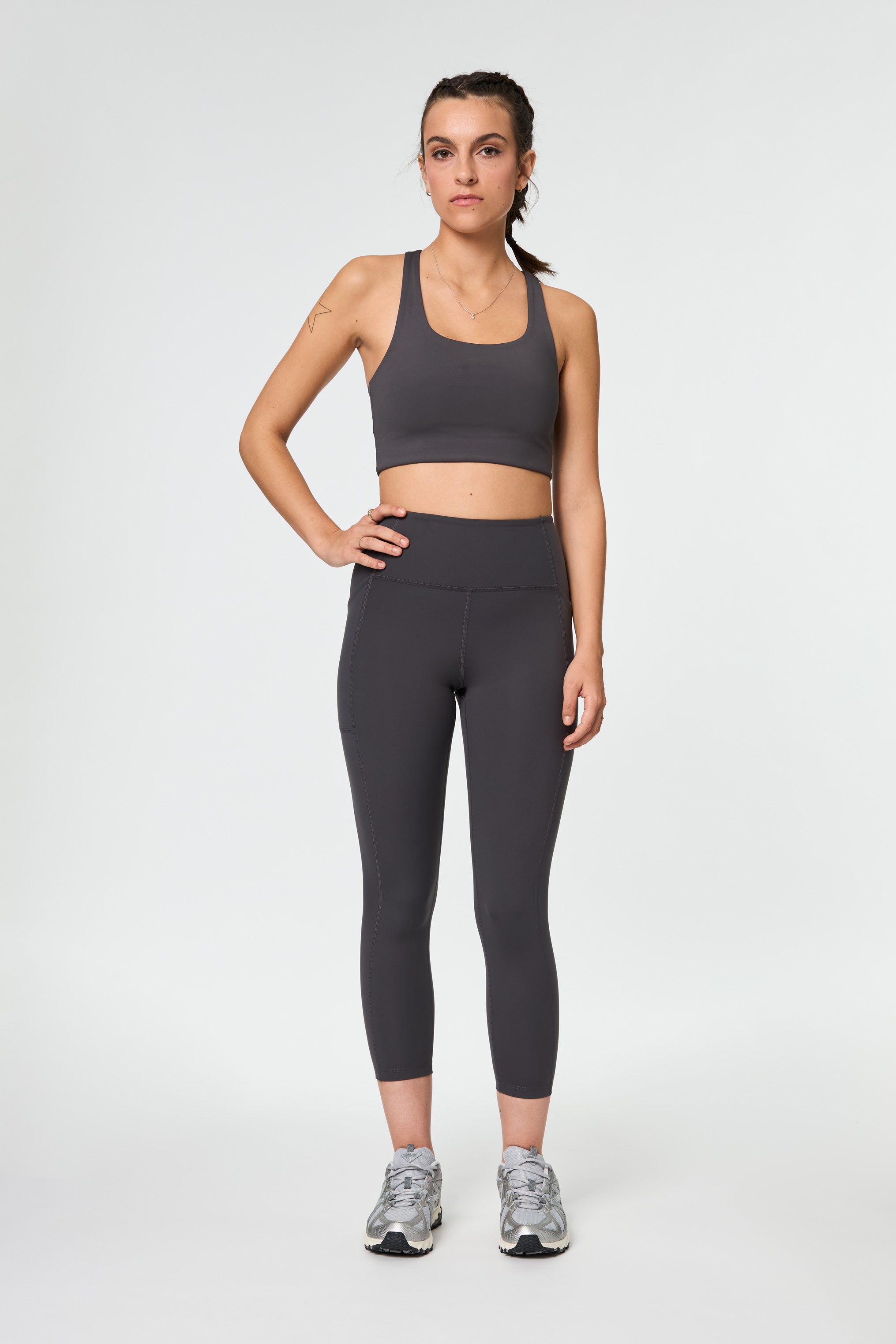 Pocket High-Rise Legging, 7/8, Moon