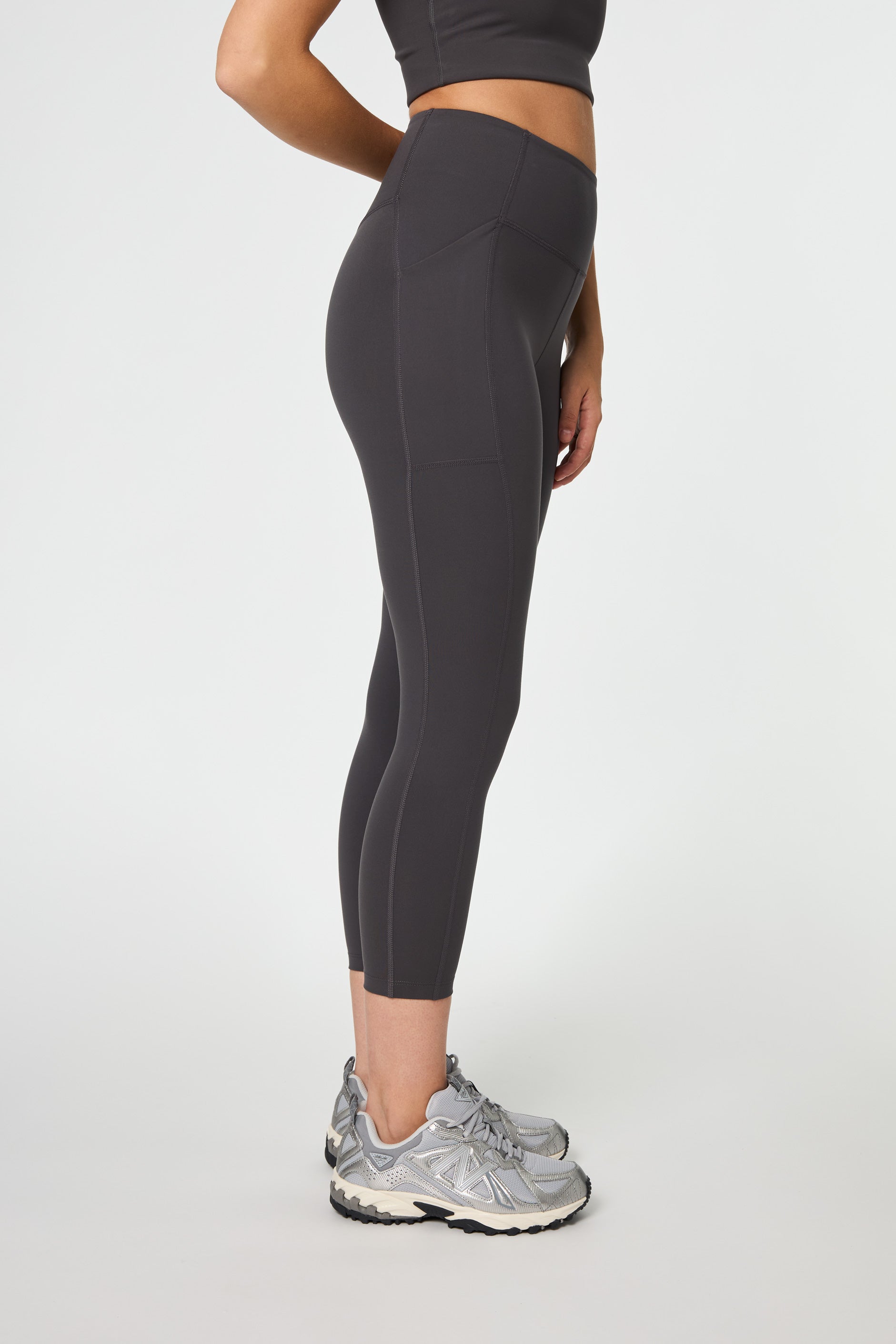 Pocket High-Rise Legging, 7/8, Moon