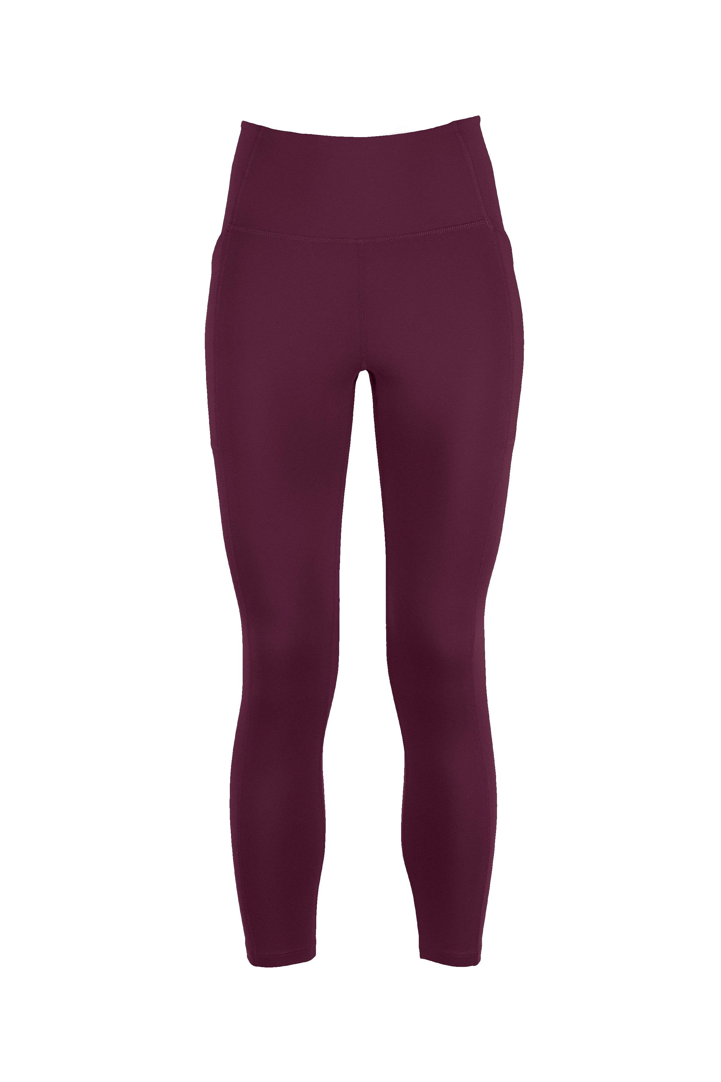 Pocket High-Rise Legging, 7/8, Plum