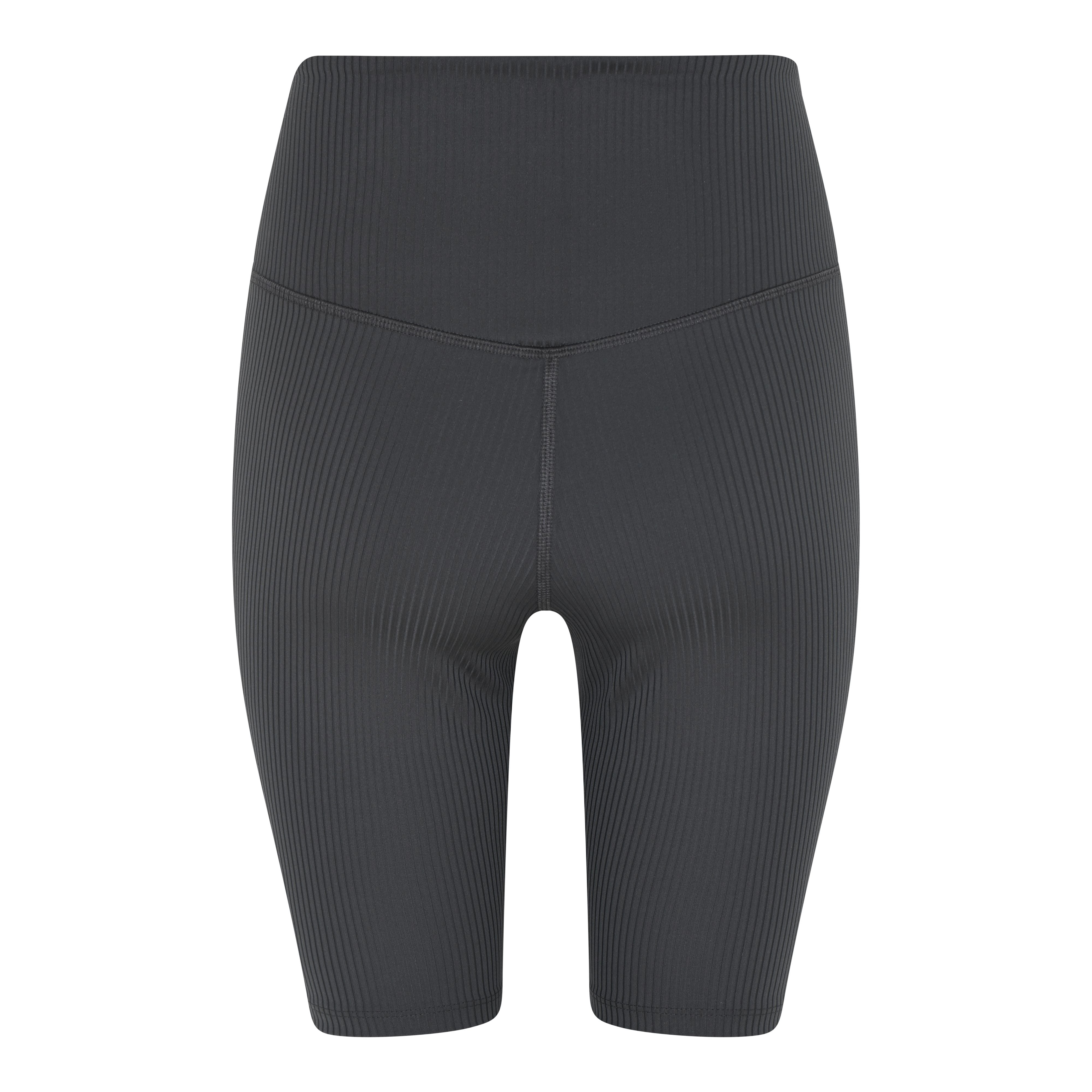 Rib Bike Shorts, Black