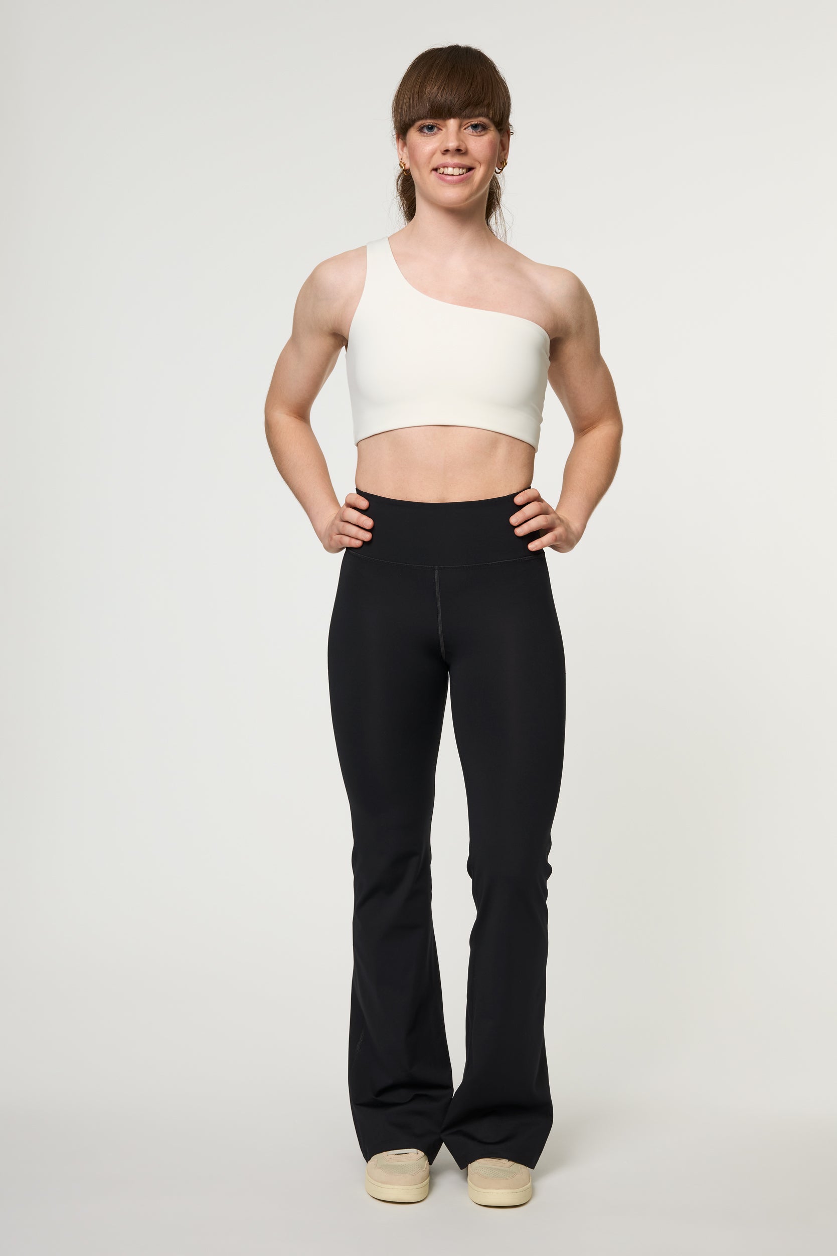 Compressive Flare Legging, Black