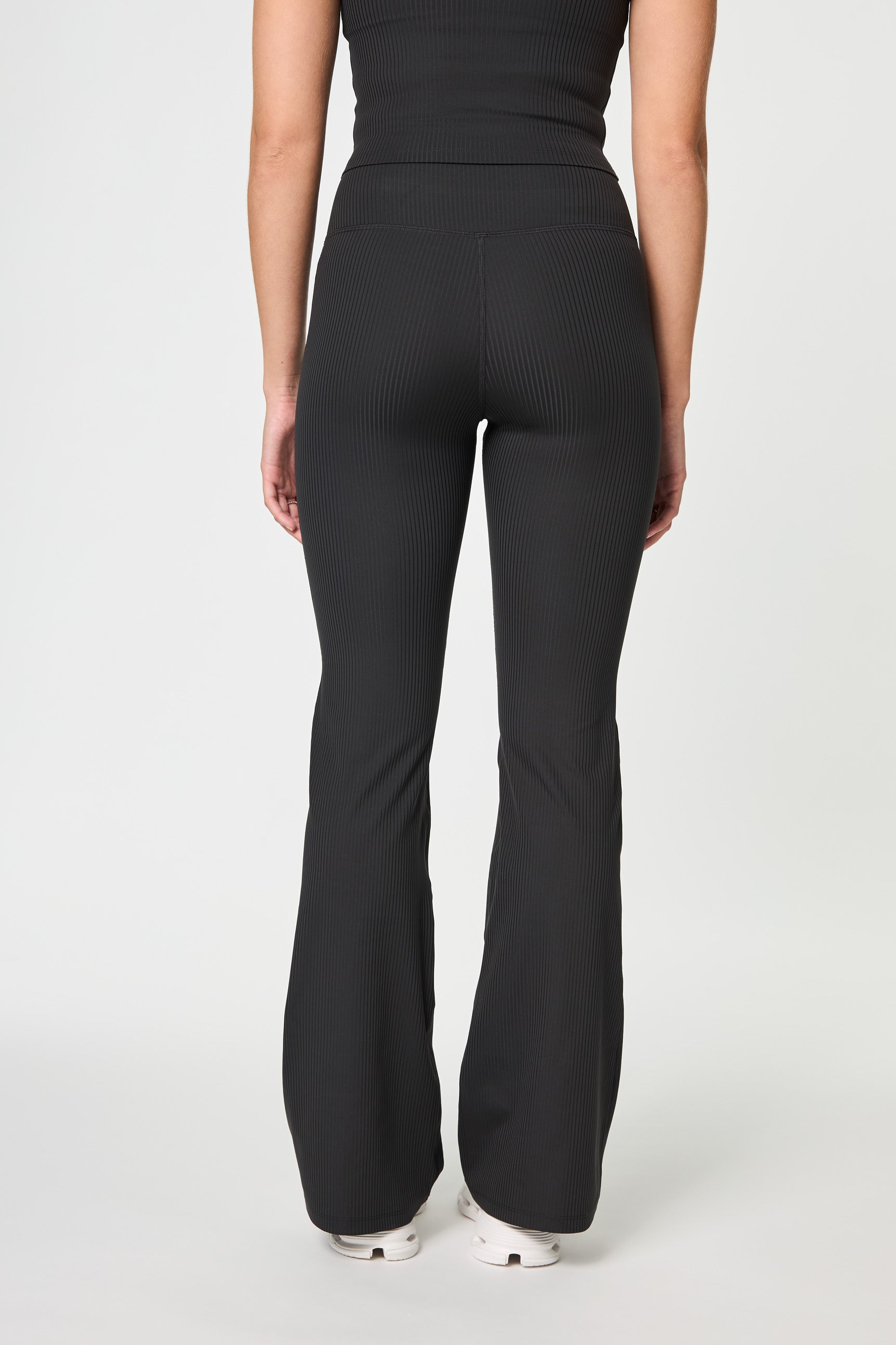 Rib Flare Legging, Black