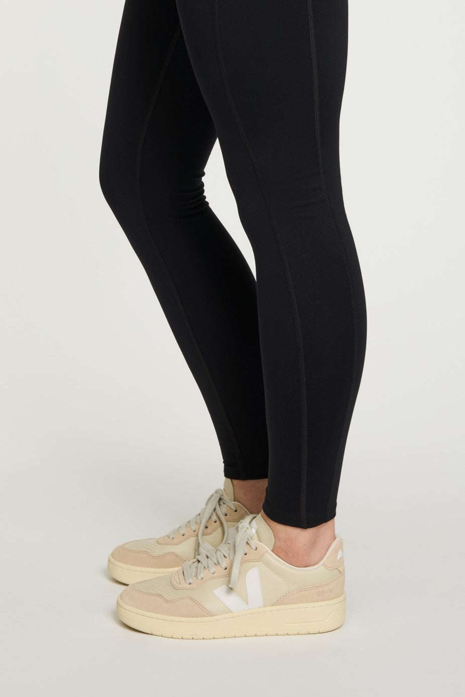 Pocket High-Rise Legging, Long, Black