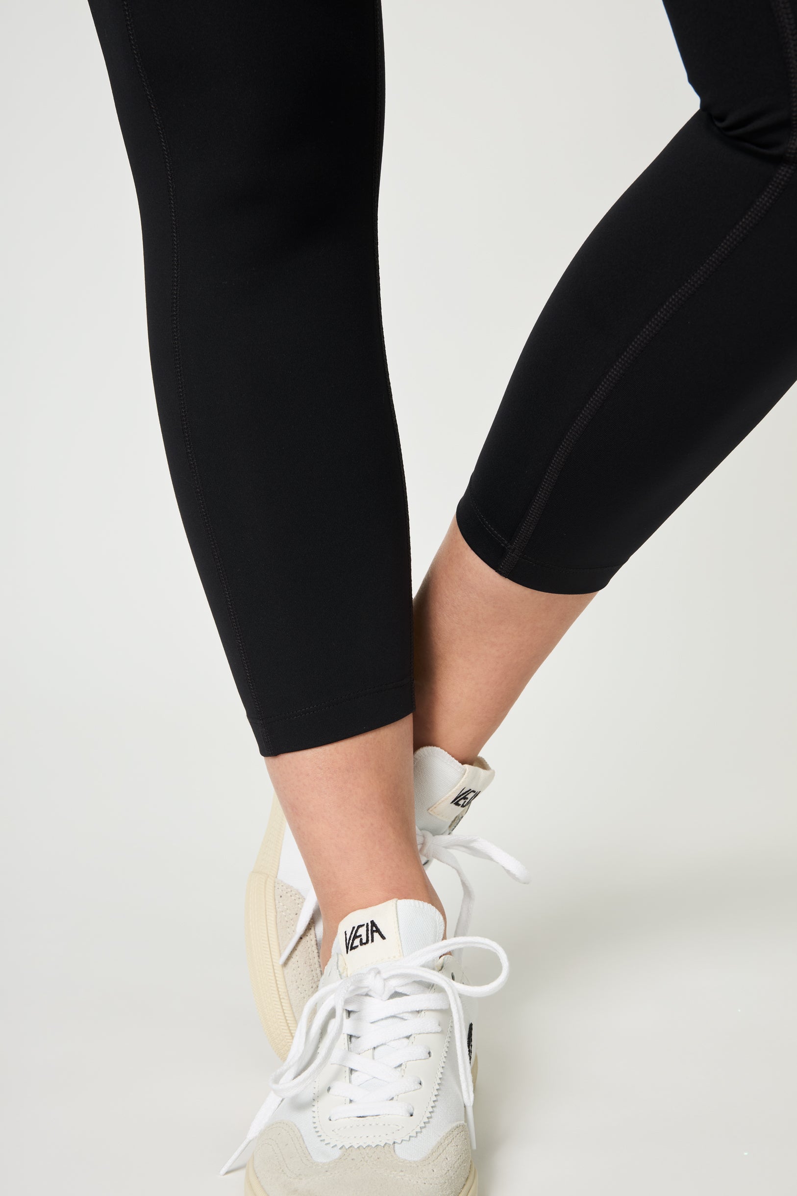 Pocket High-Rise Legging, 7/8, Black