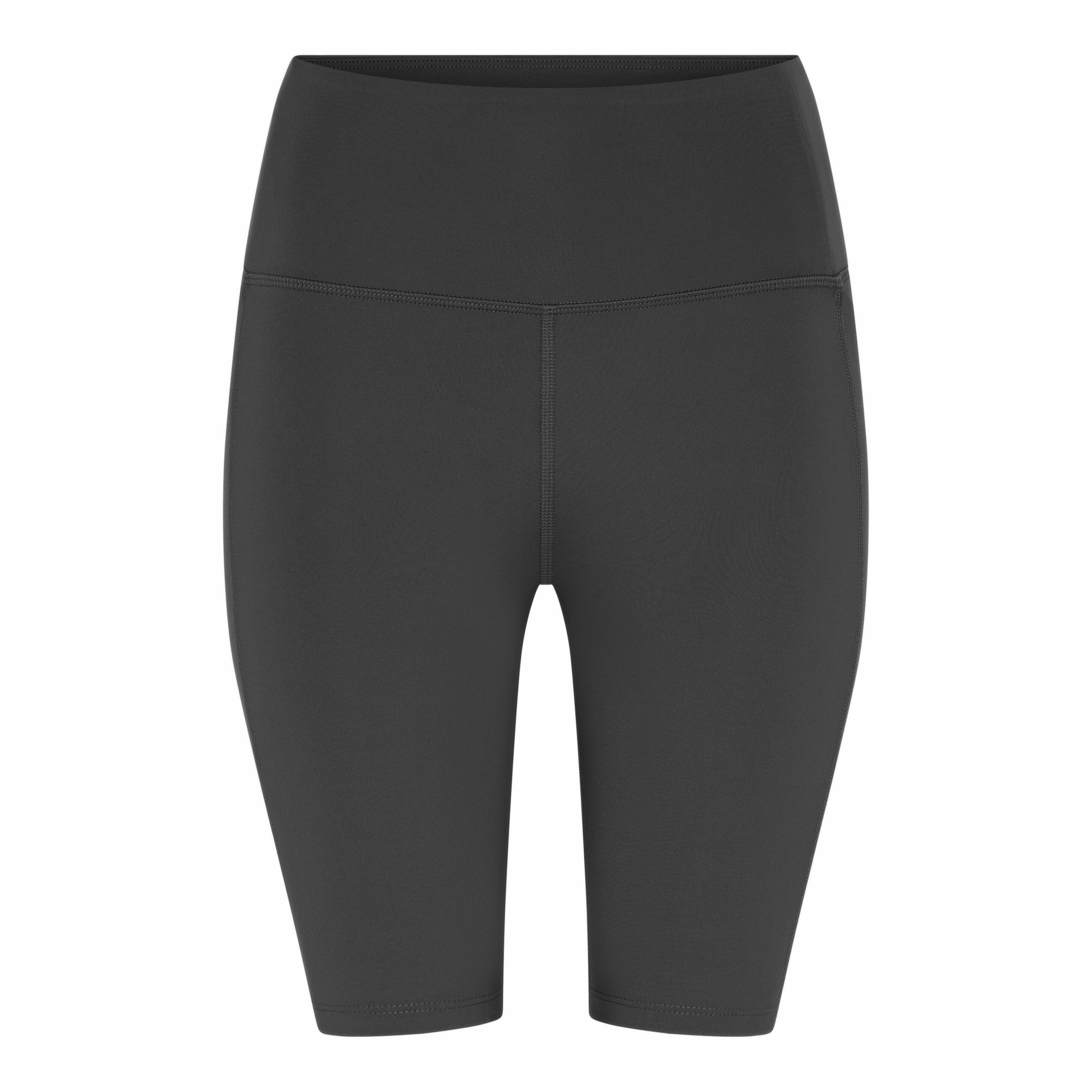 Pocket High-Rise Bike Shorts, Black