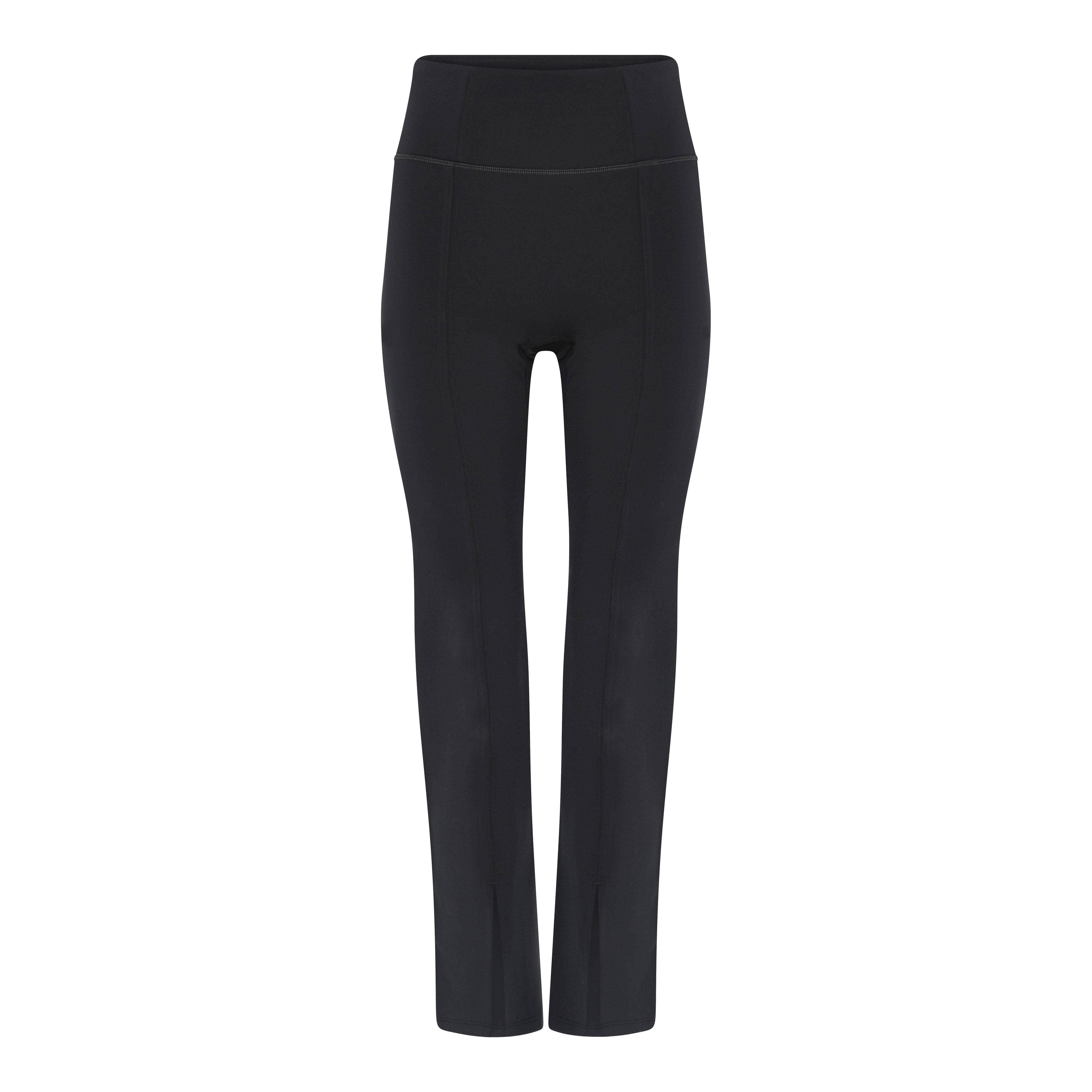 Luxe Split Hem Legging, Black
