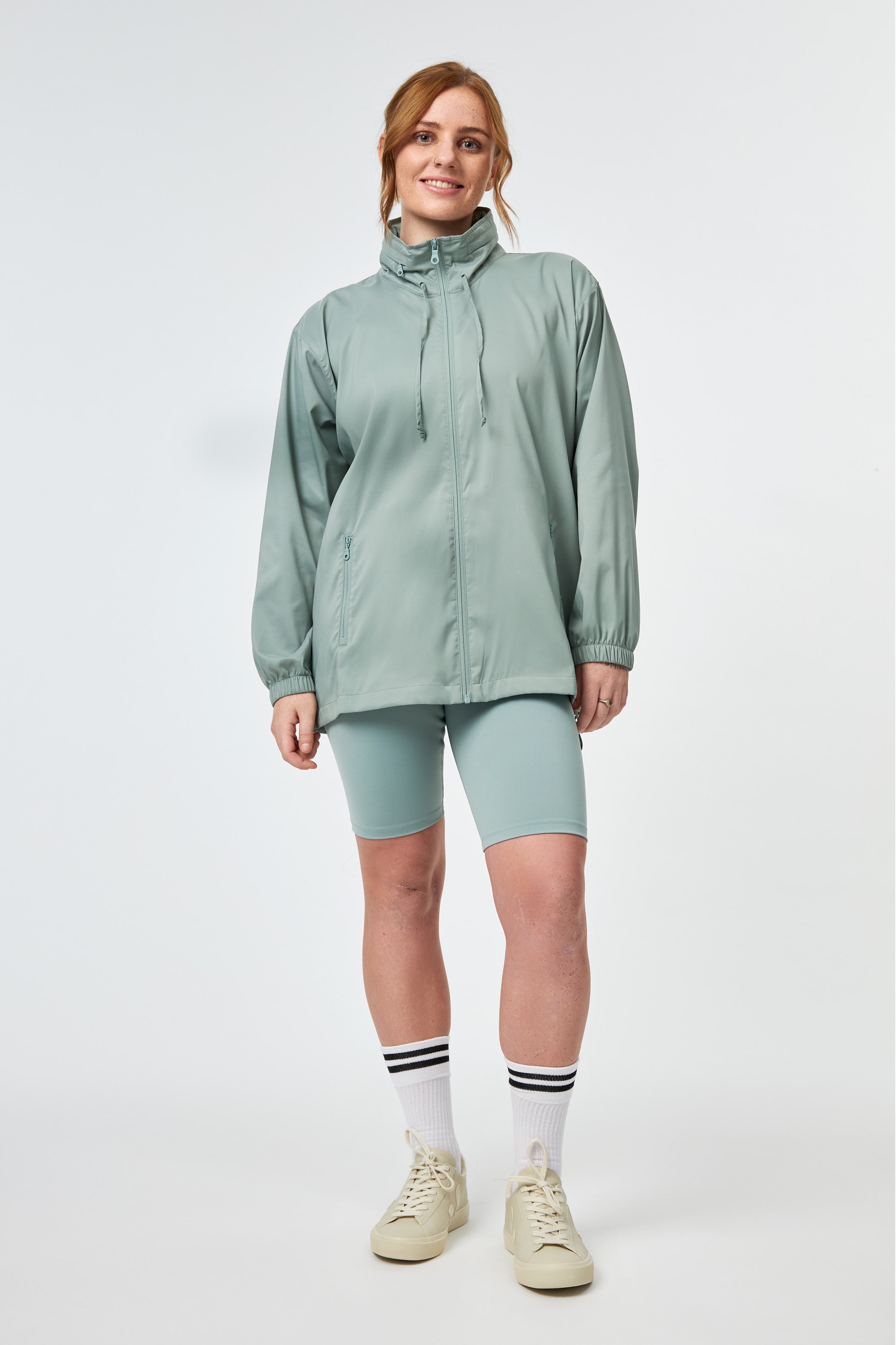 Sideline Windbreaker, Full Zip, Chinoiserie