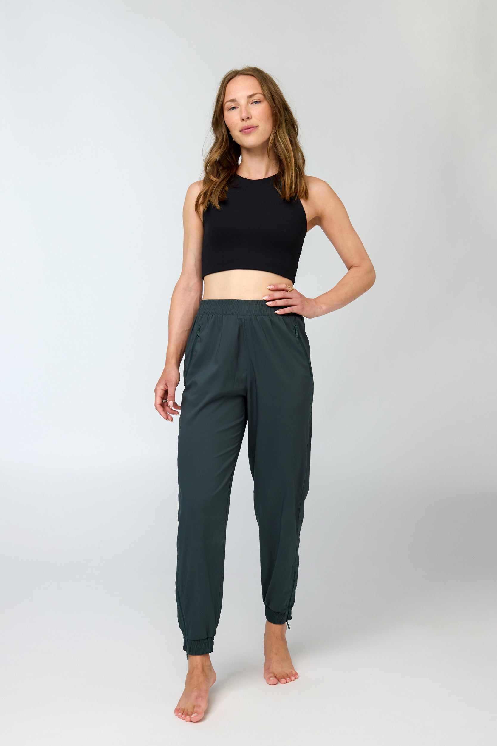 Summit Track Pant, Moss